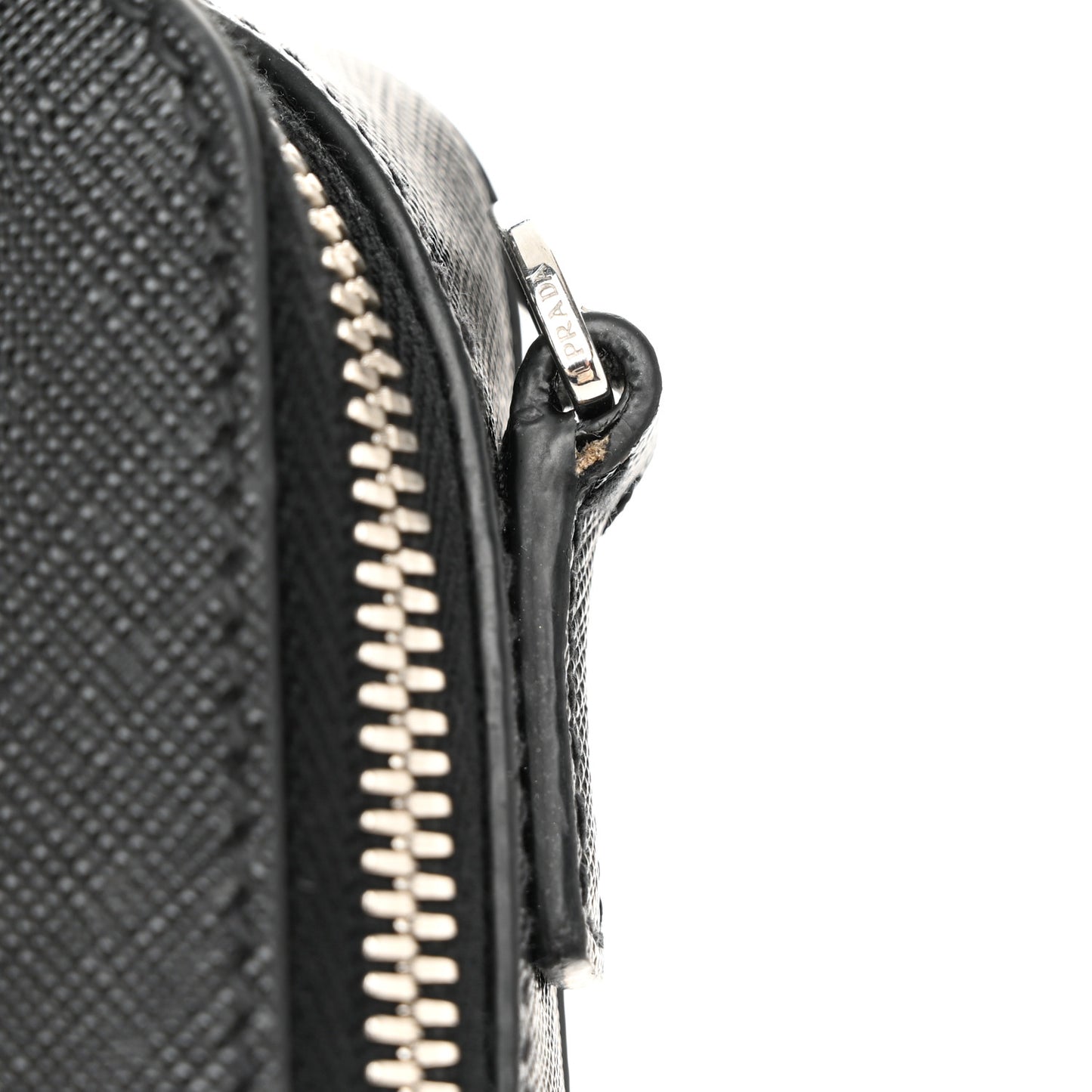 Saffiano Travel Small Brique Crossbody Bag Black