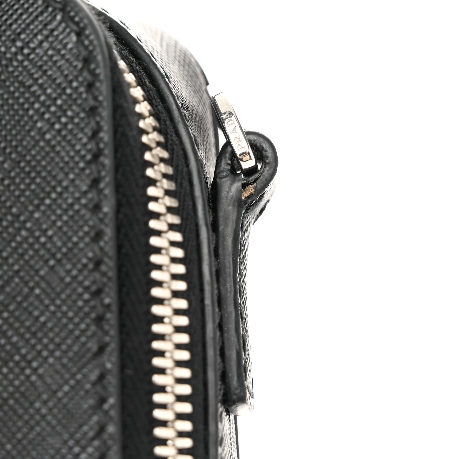 Prada Saffiano Travel Small Brique Crossbody Bag Black 11 of 12