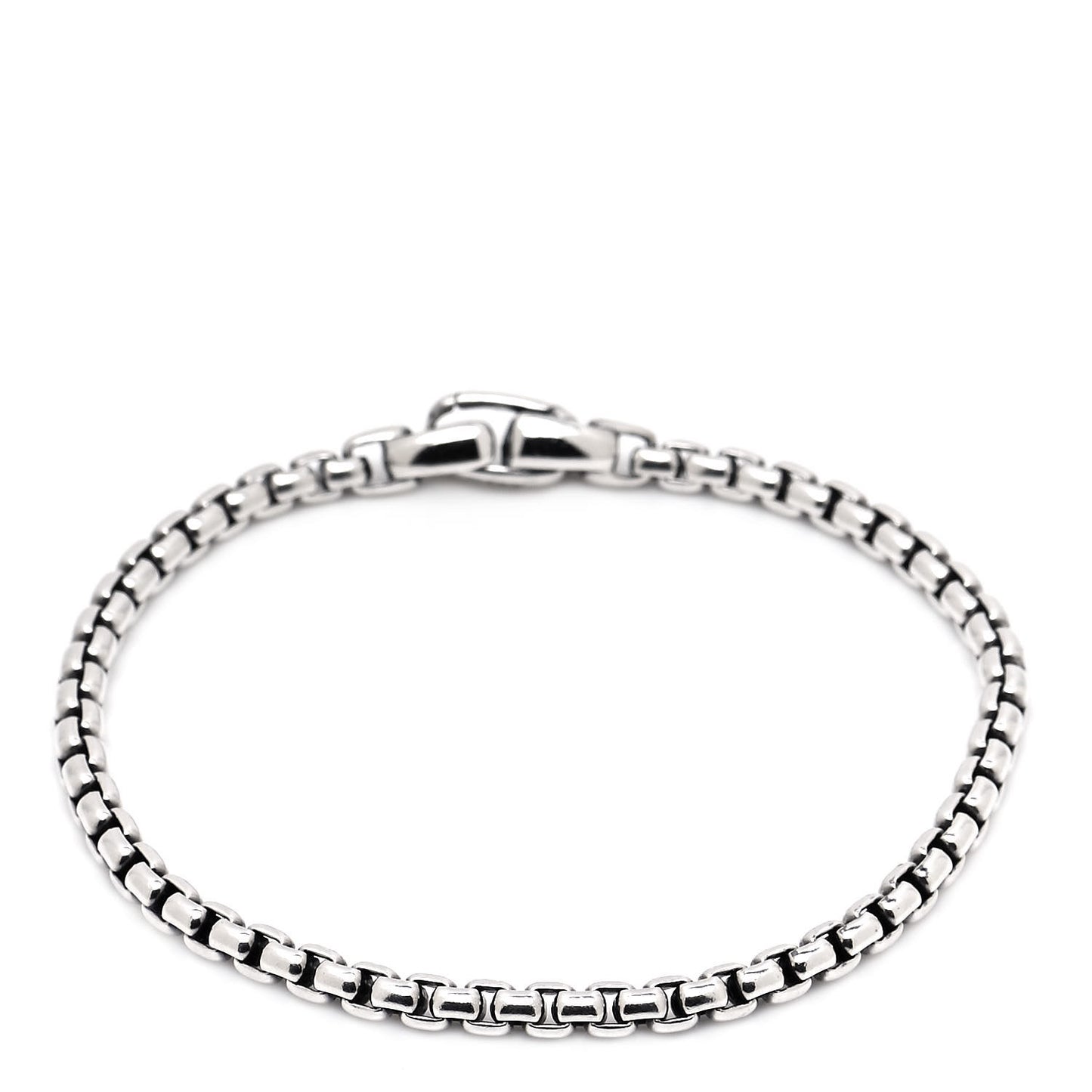 Sterling Silver 4mm Box Chain Bracelet