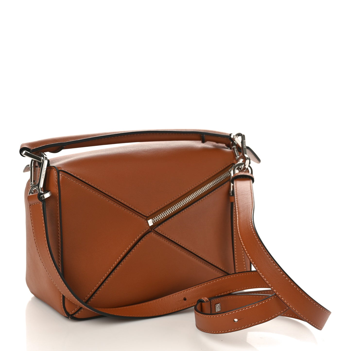 Calfskin Small Puzzle Bag Tan