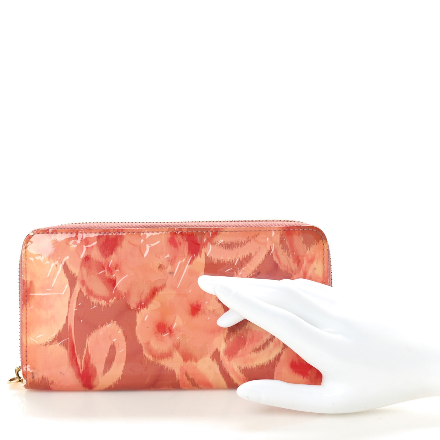 Vernis Ikat Zippy Wallet Rose Velours
