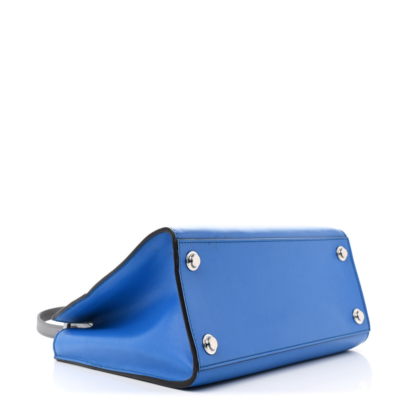 Calfskin City Steamer PM Silver Blue