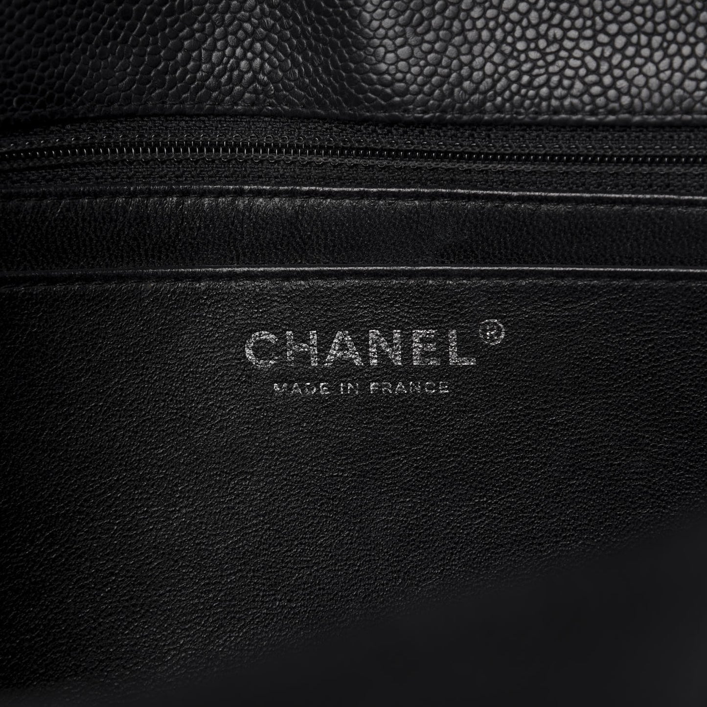 Caviar Quilted Jumbo Single Flap Black