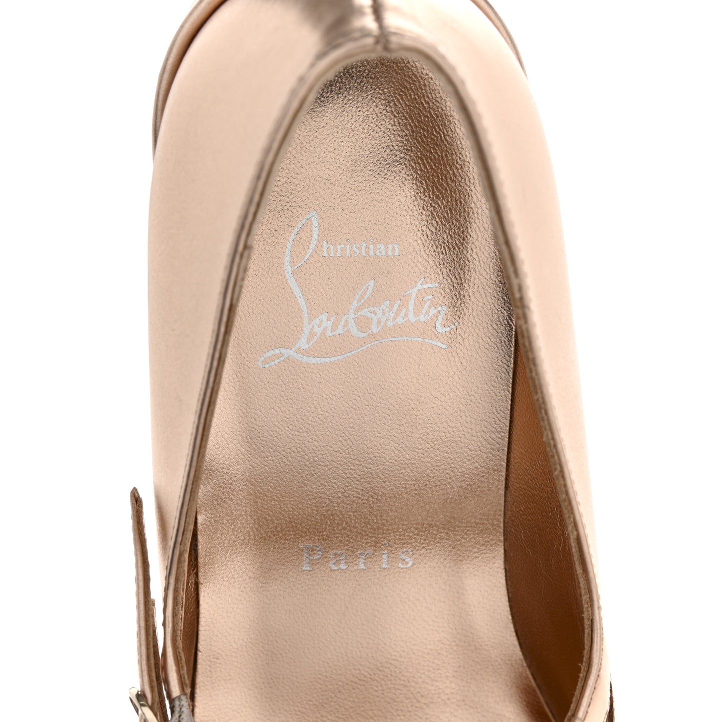 Calf Laminato Satin Sweet Jane Flats 36 Leche
