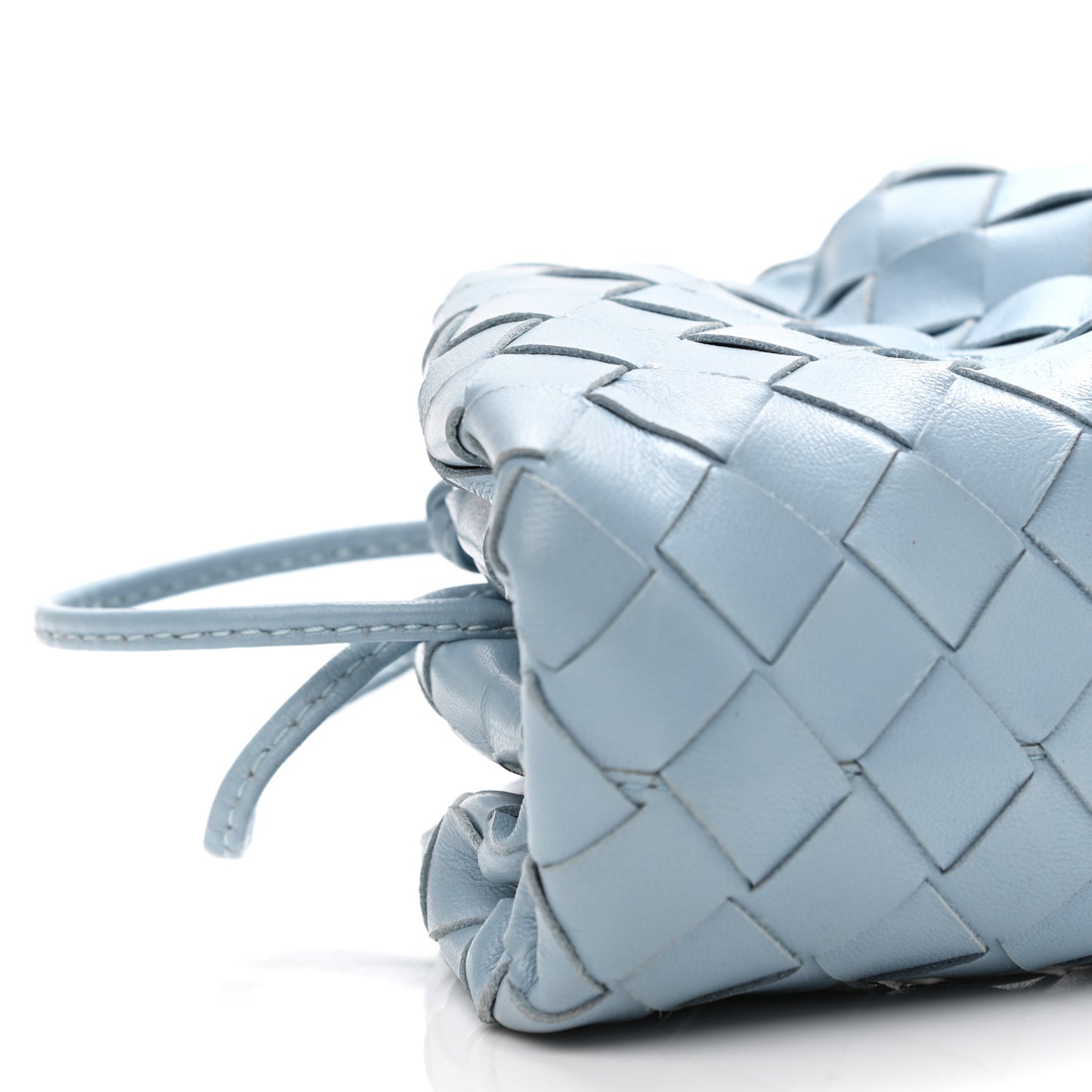 Nappa Intrecciato The Mini Pouch Ice