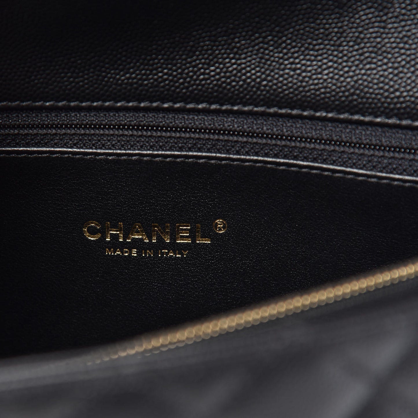 Caviar Elaphe Quilted Medium Coco Handle Flap Black Burgundy