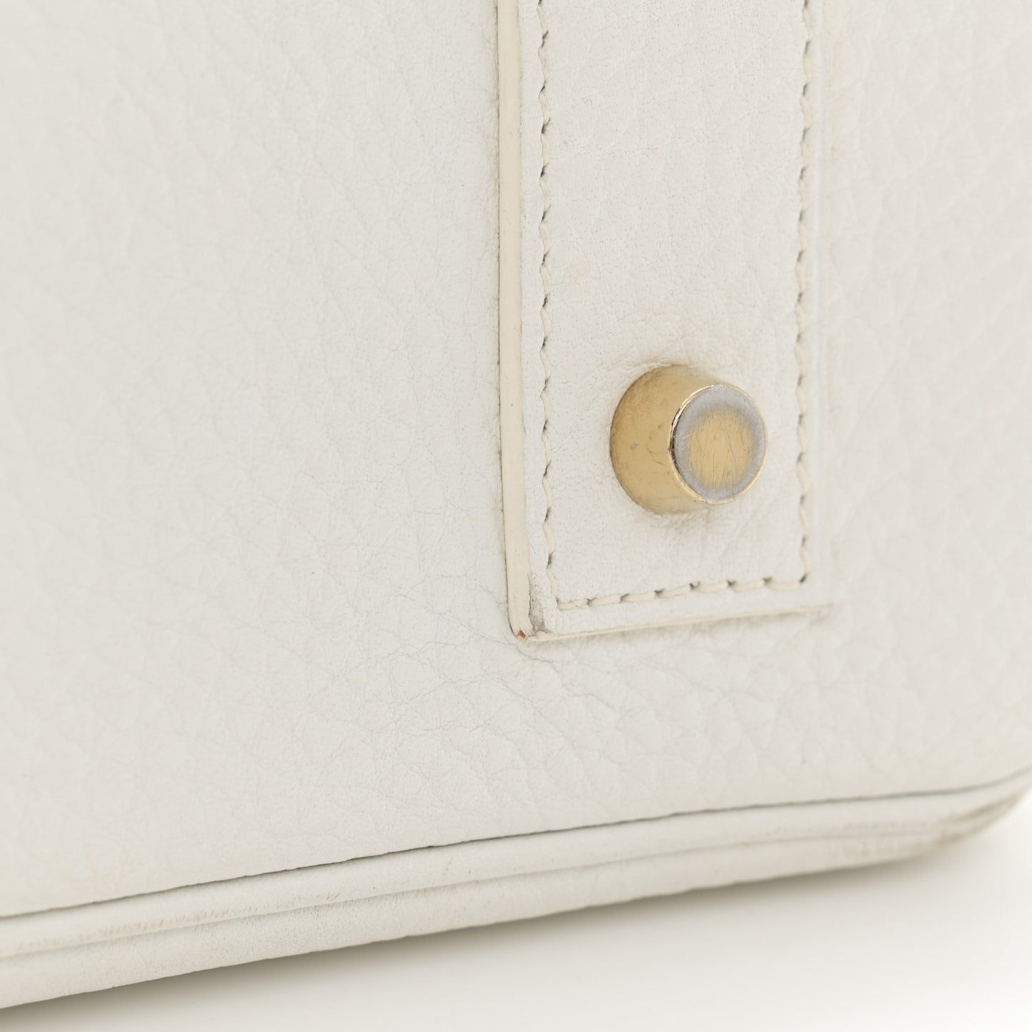 Taurillon Clemence JPG Birkin 42 White