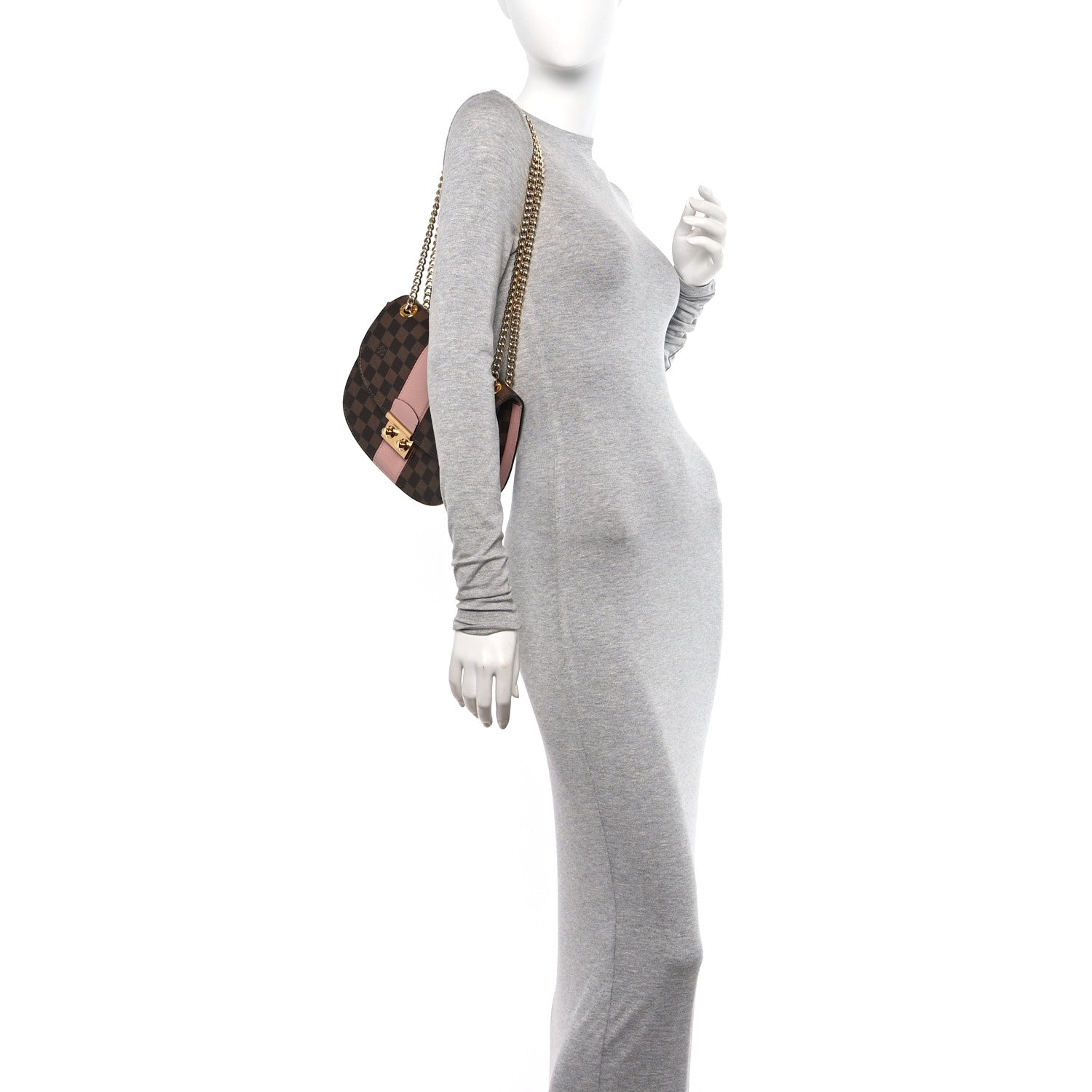 Louis Vuitton Damier Ebene Cuir Taurillon Wight Magnolia 2 of 9