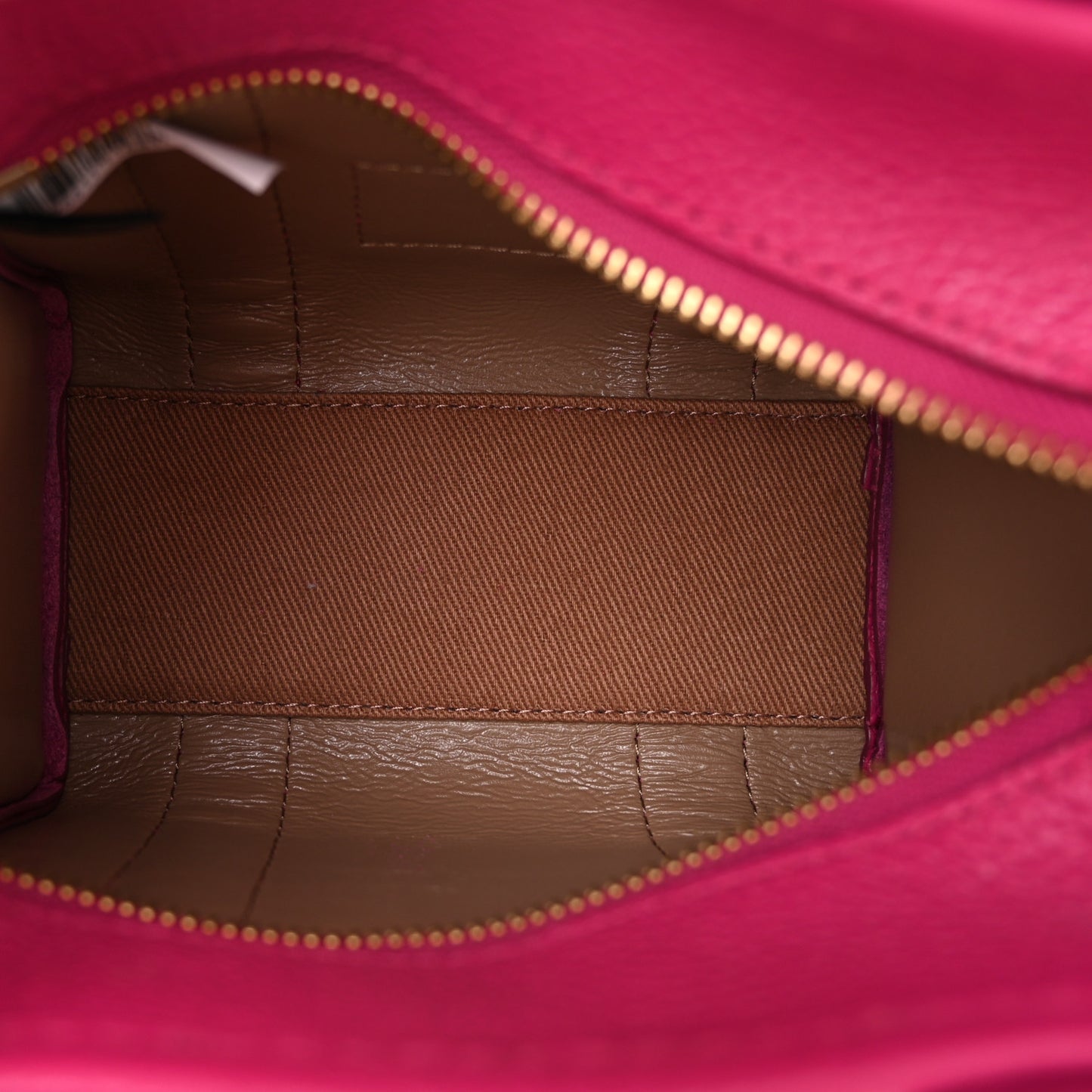 Grained Calfskin Mini The Tote Bag Lipstick Pink