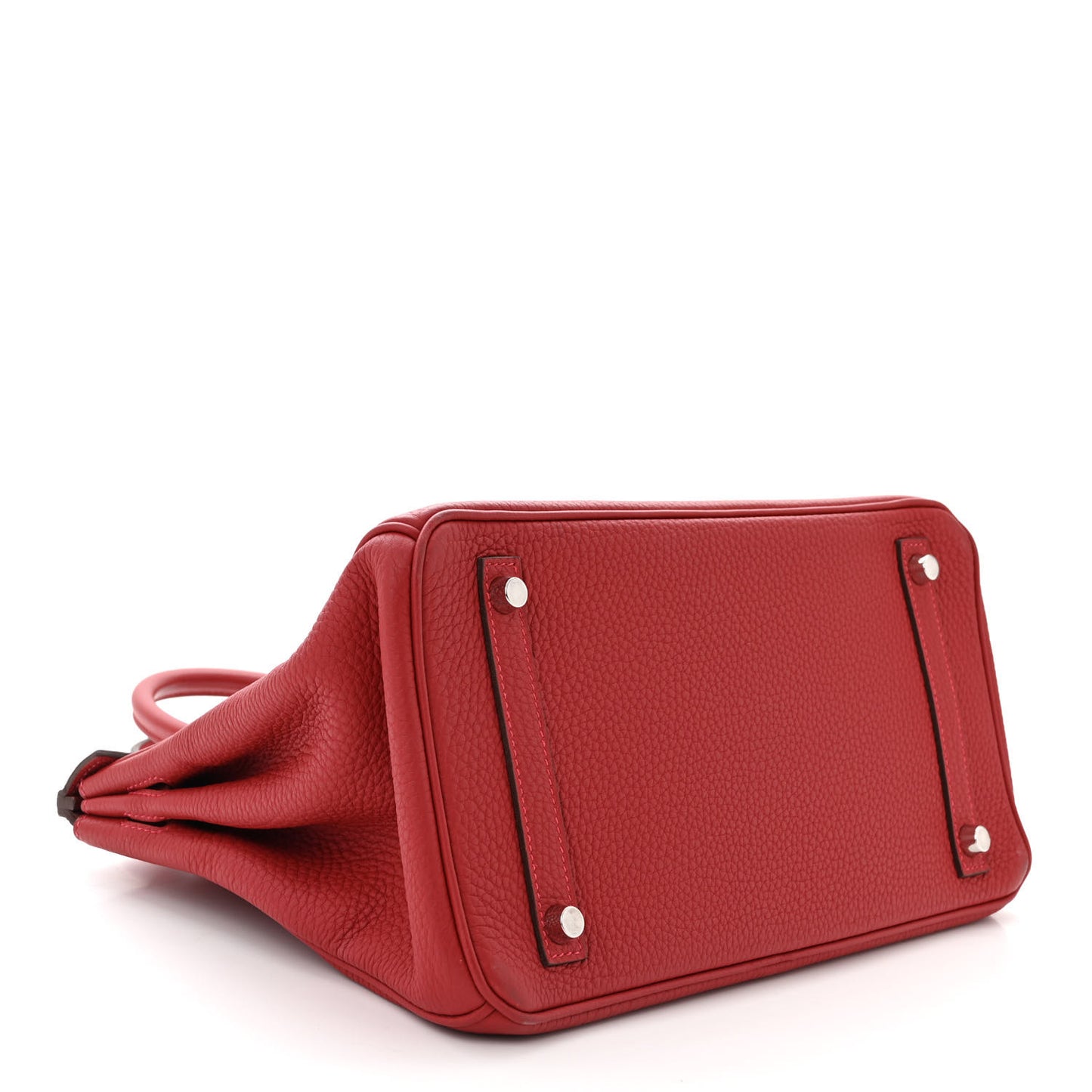 Taurillon Clemence Birkin 30 Rouge Piment