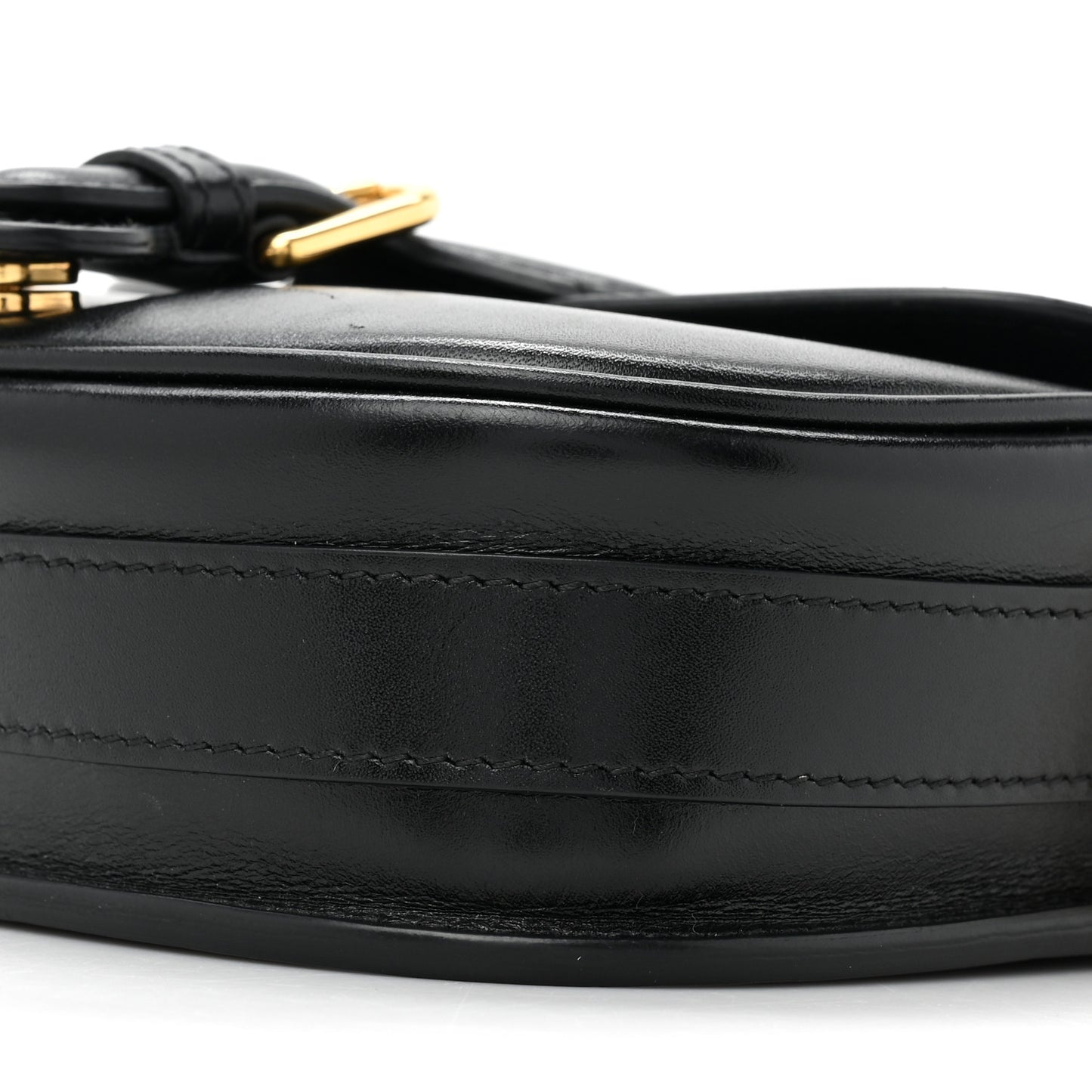 Box Calfskin Small Bobby Flap Black