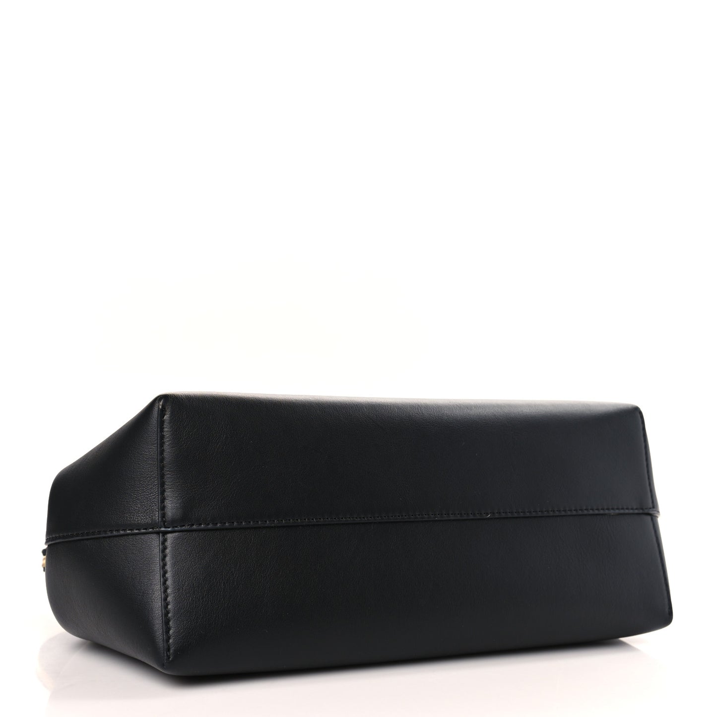 Smooth Calfskin M Frame Bag Black Flamma