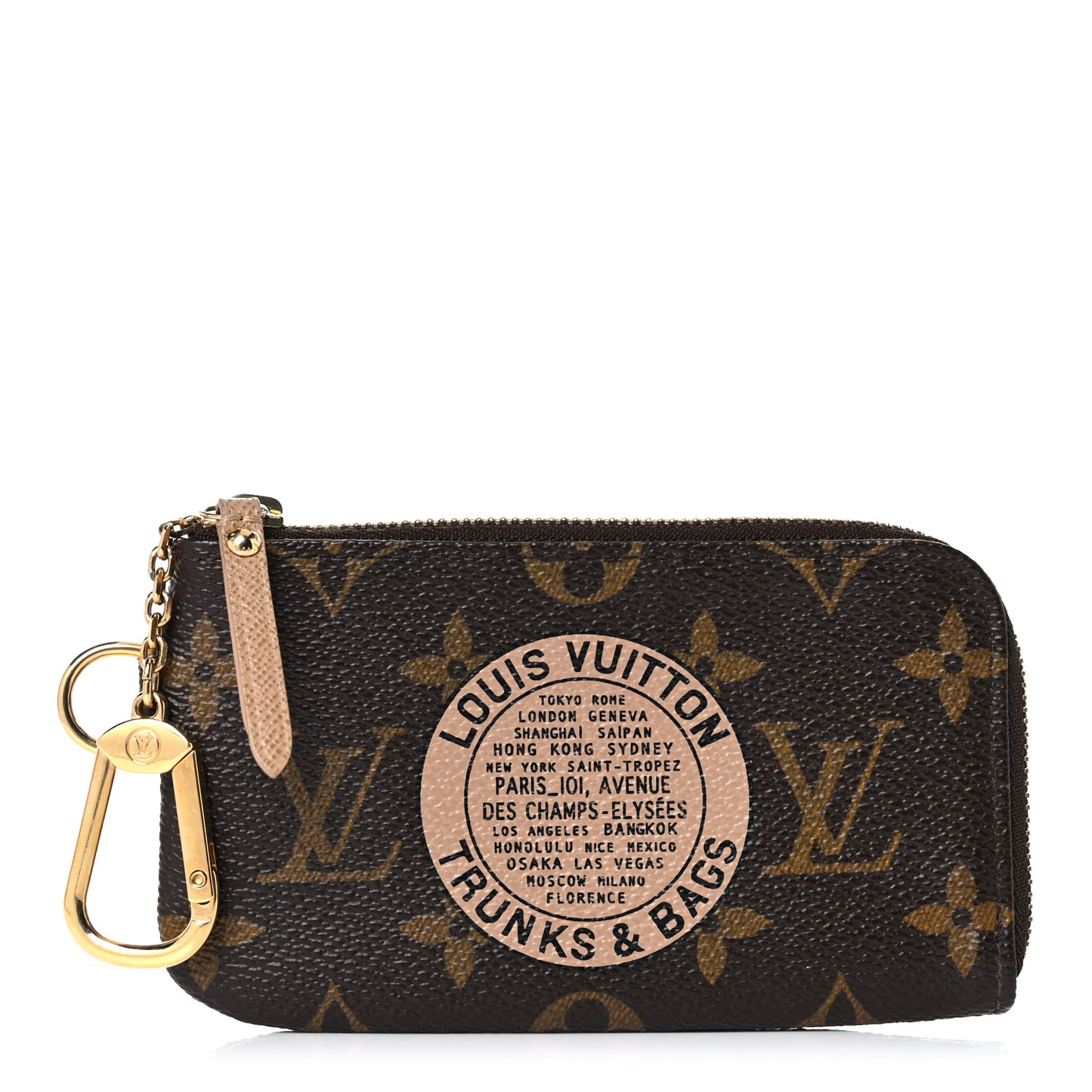 Monogram Complice Trunks and Bags Key Pouch Beige