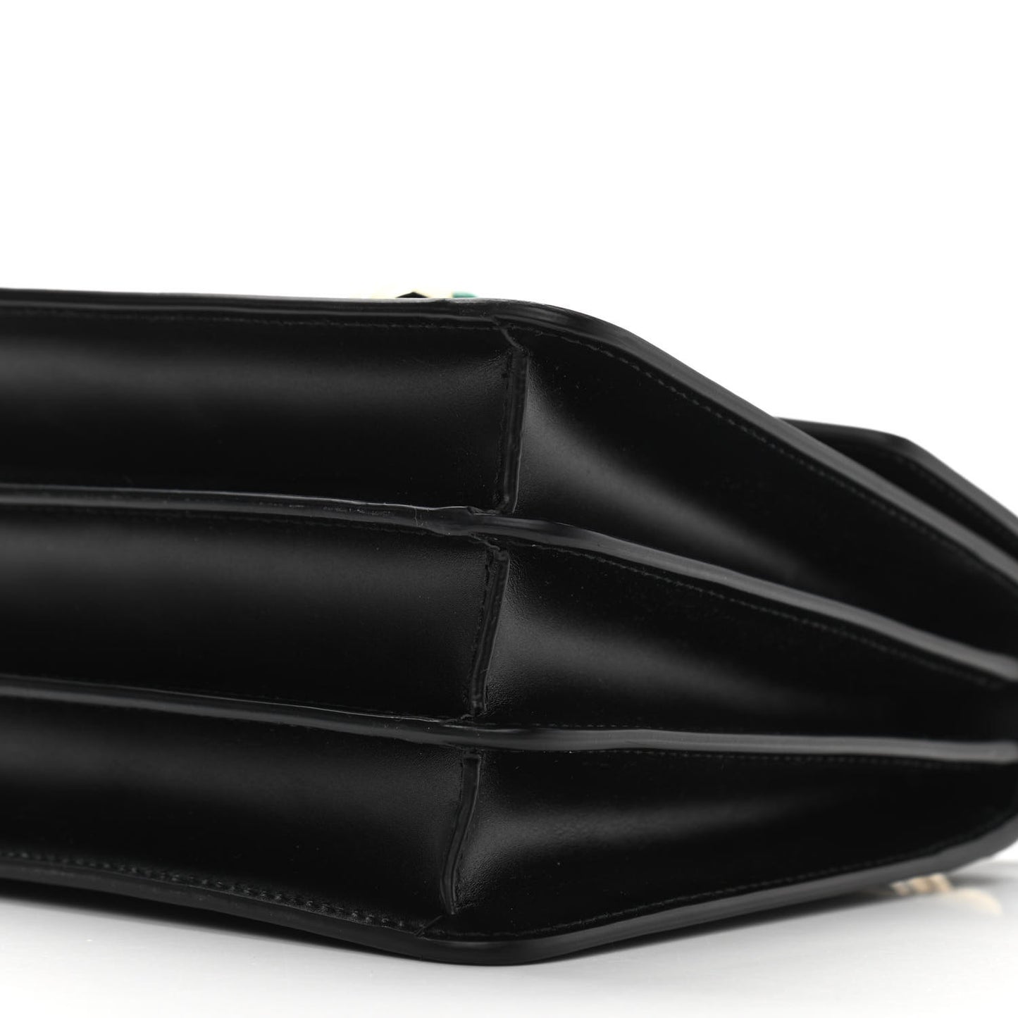 Calfskin Serpenti Forever Top Handle Black