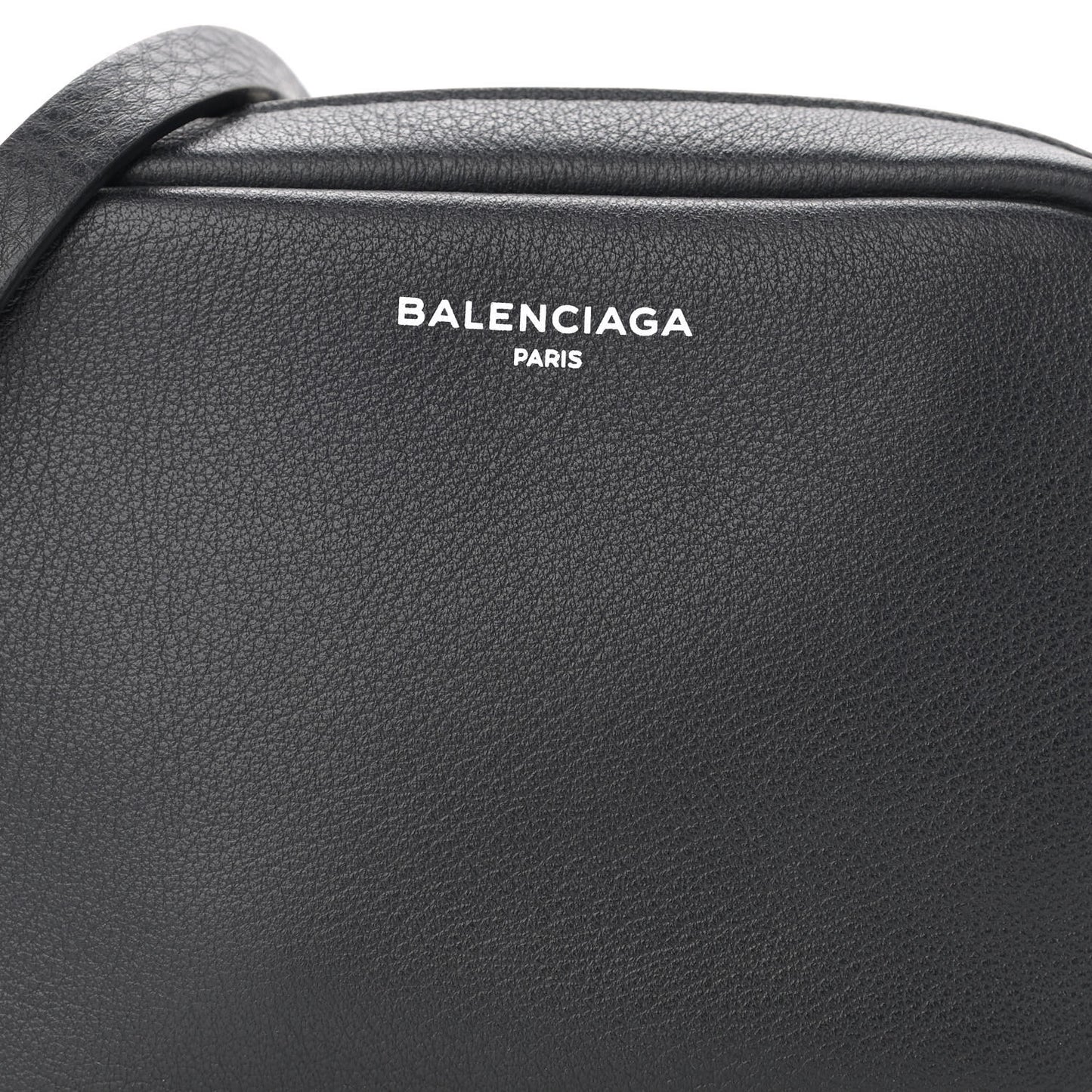 Calfskin Logo XS Everyday Camera Bag Black