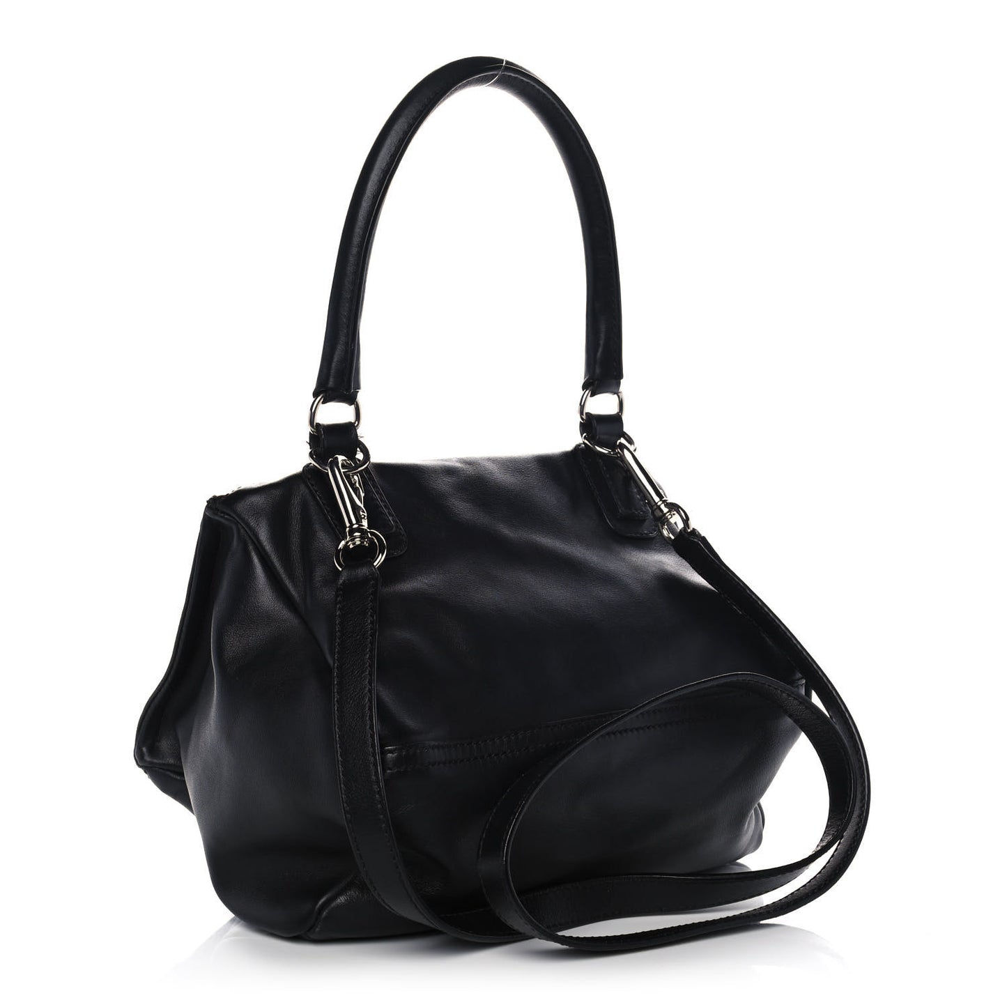 Calfskin Small Studded Star Pandora Black