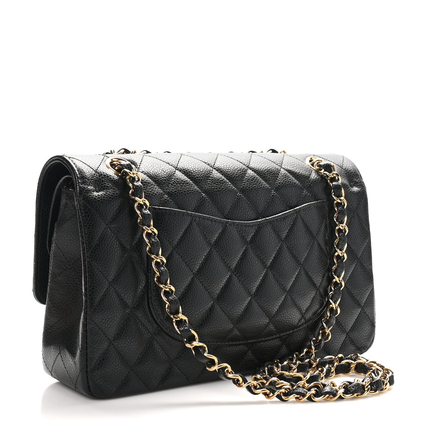 Chanel Caviar Quilted Medium Double Flap Black 3 of 11