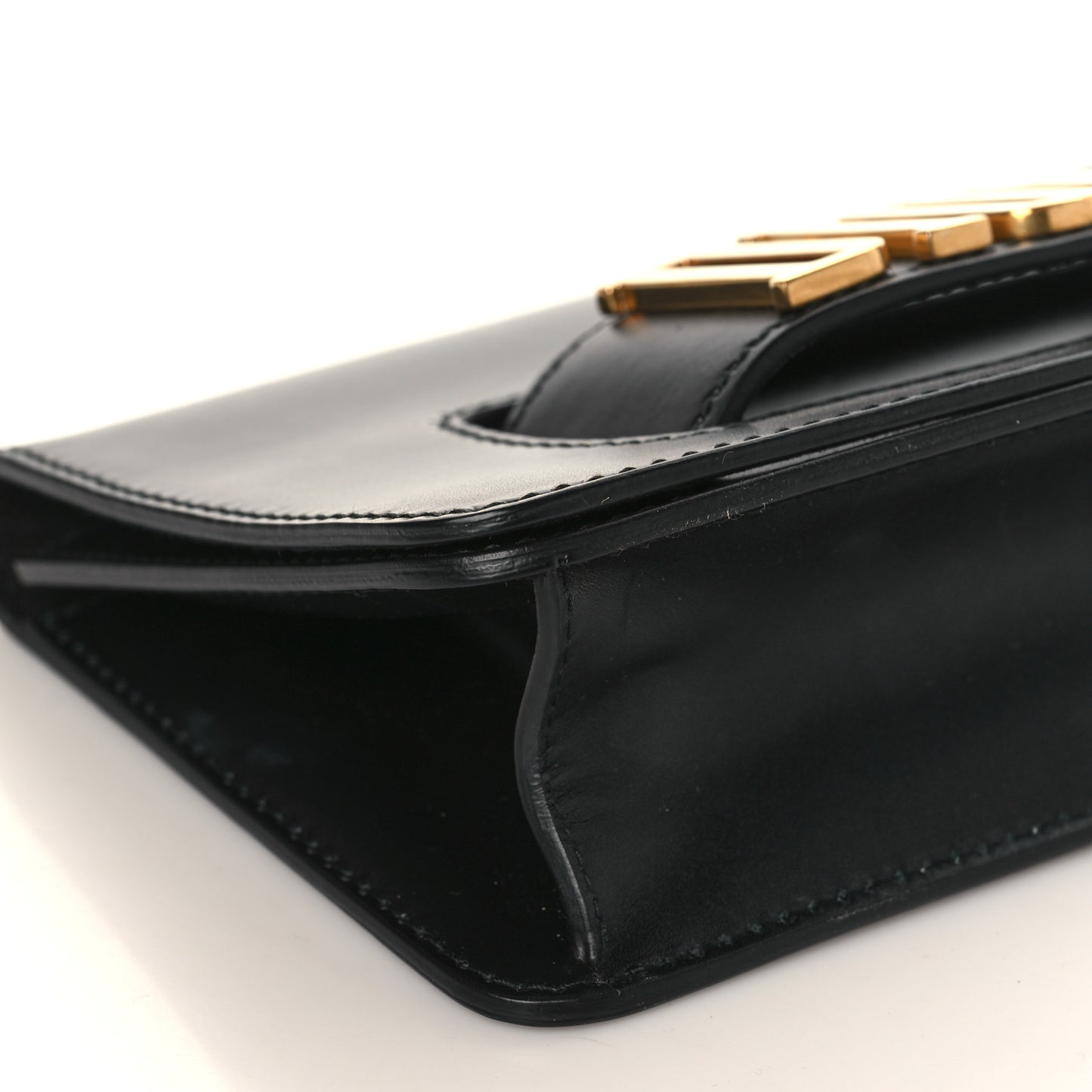 Smooth Calfskin Dio(r)evolution Flap Clutch Black