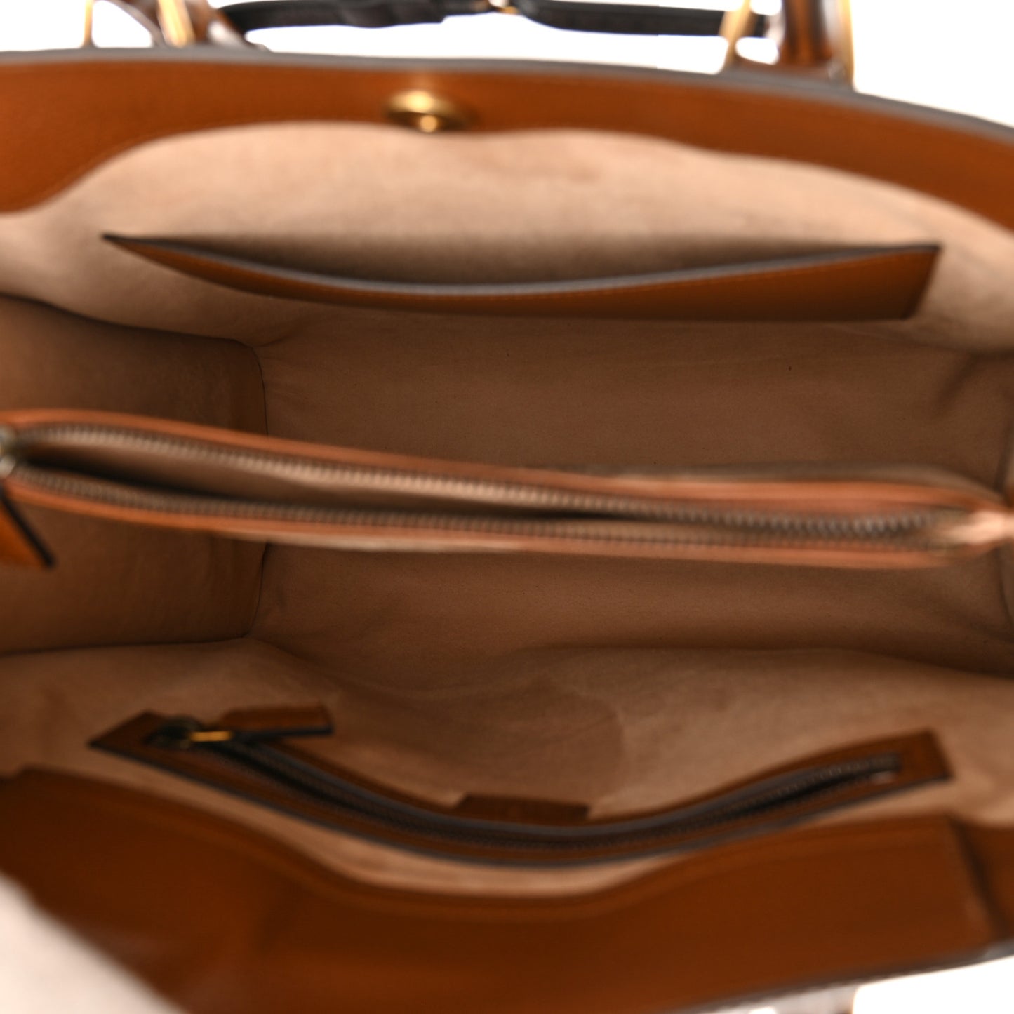 Wonka Grain Calfskin Large Diana Tote Bag Cuir Black