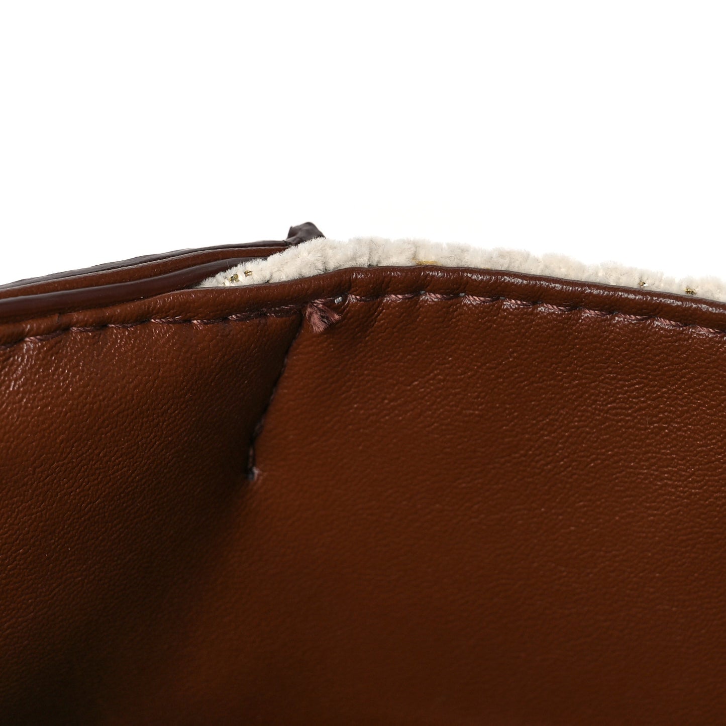 Eco Chenille Perforated Logo Mini Crossbody