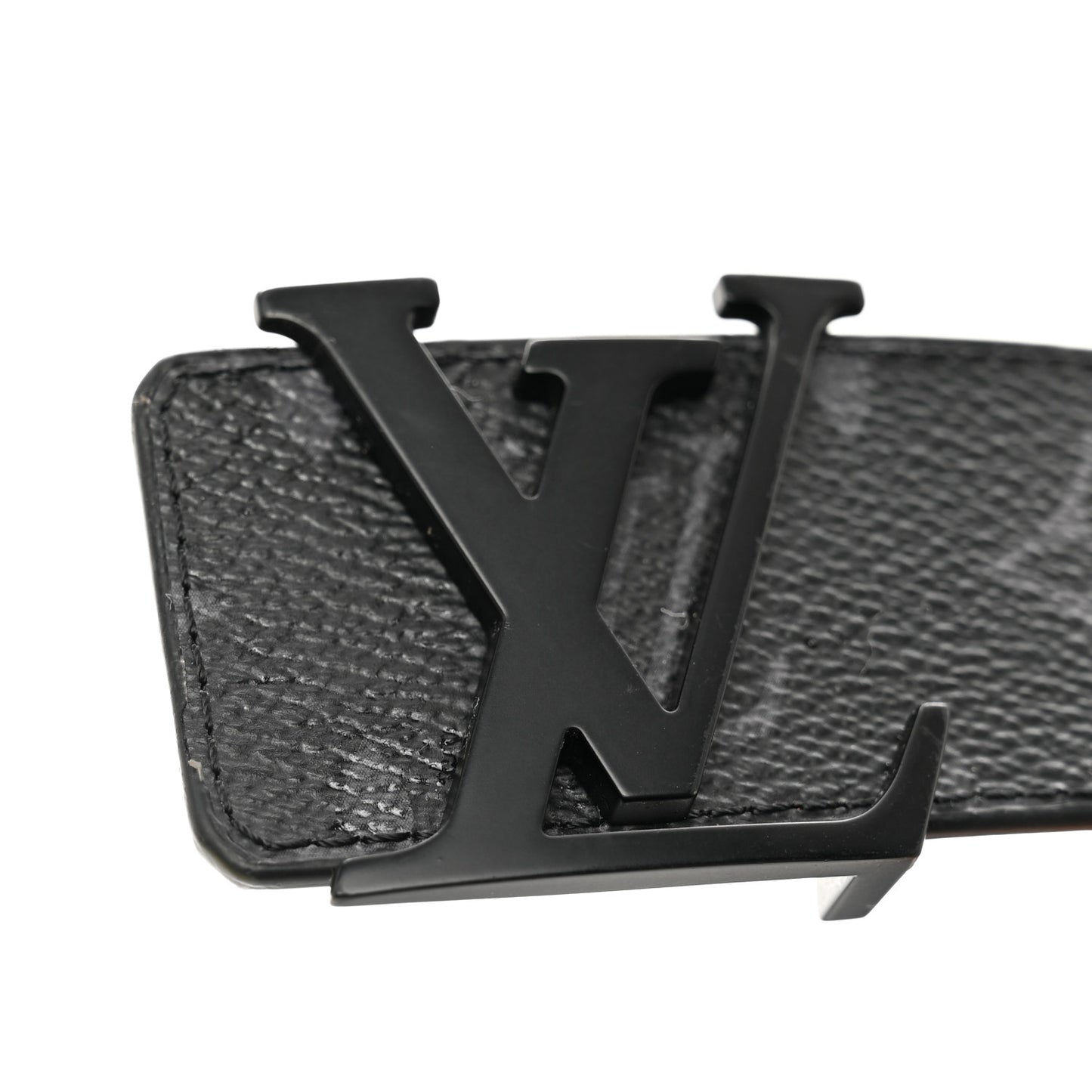 Monogram Eclipse 40mm LV Initiales Belt 90 36 Matte Black