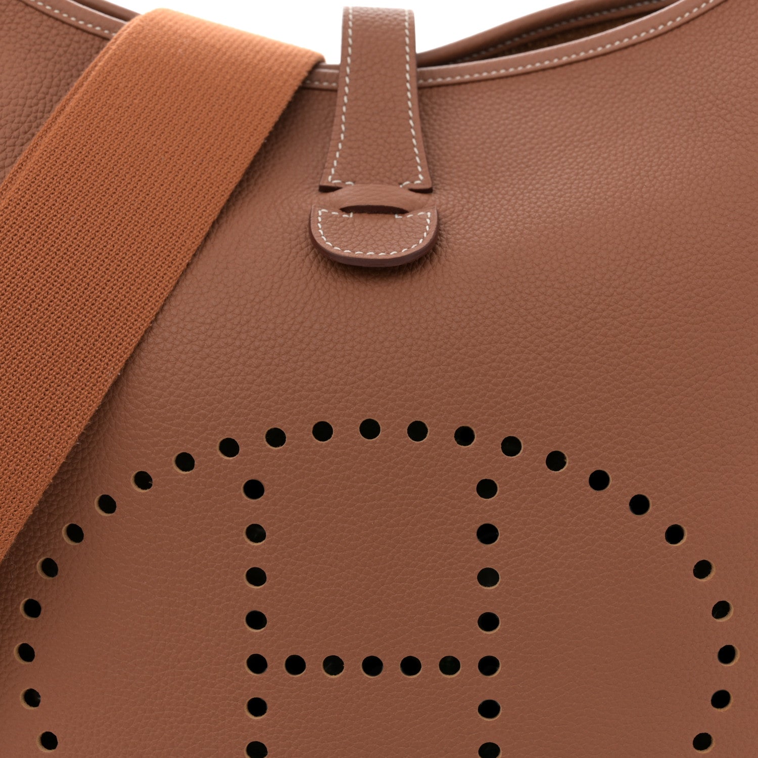 Hermes Taurillon Clemence Evelyne III GM Gold 8 of 12