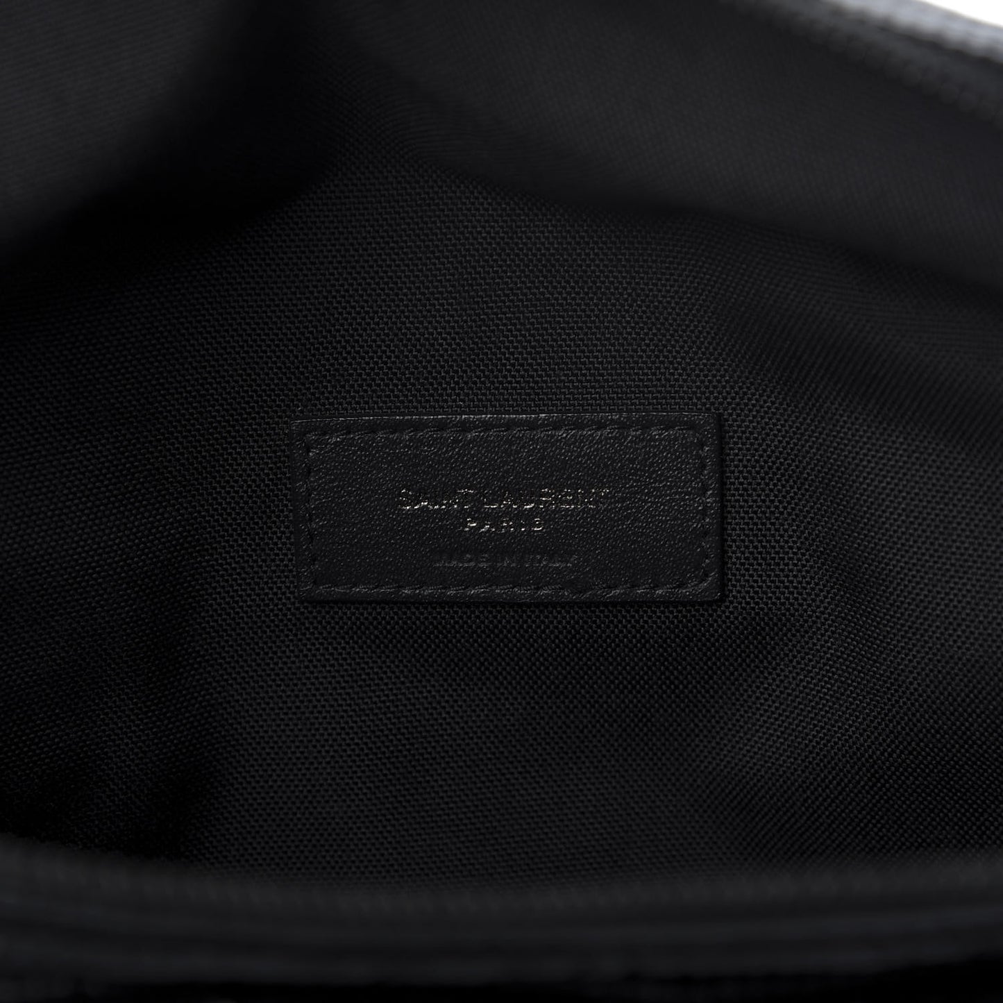 Nylon Logo Ripstop Body Belt Bag Black