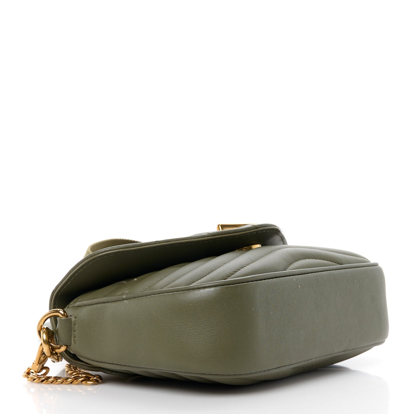 LOUIS VUITTON Calfskin New Wave Multi Pochette Kaki