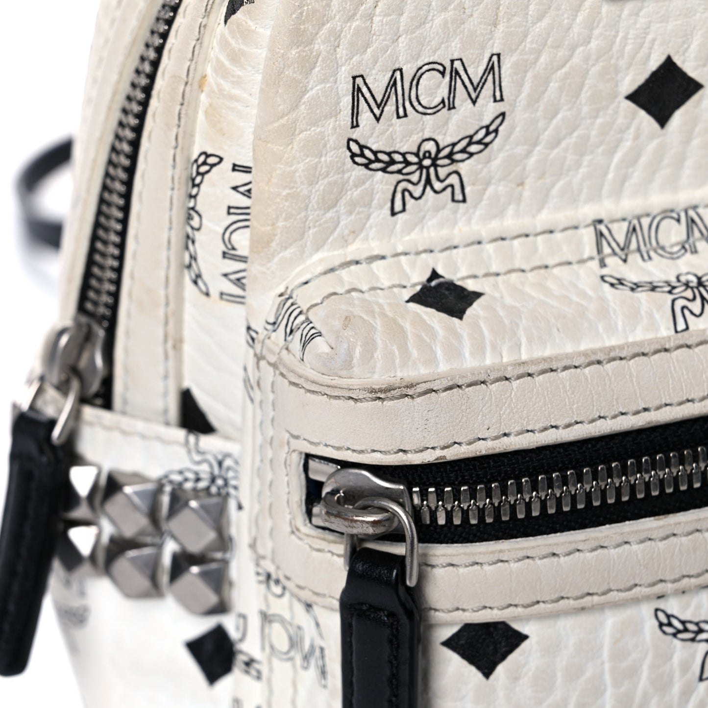Visetos Side Stud X-Mini Stark Bebe Boo Backpack White