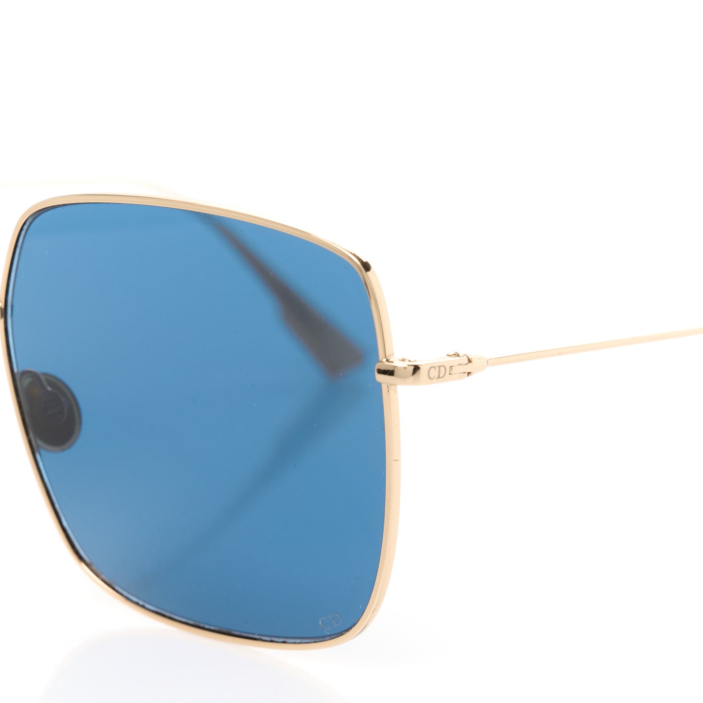 Metal Stellaire 1 Square Sunglasses Gold