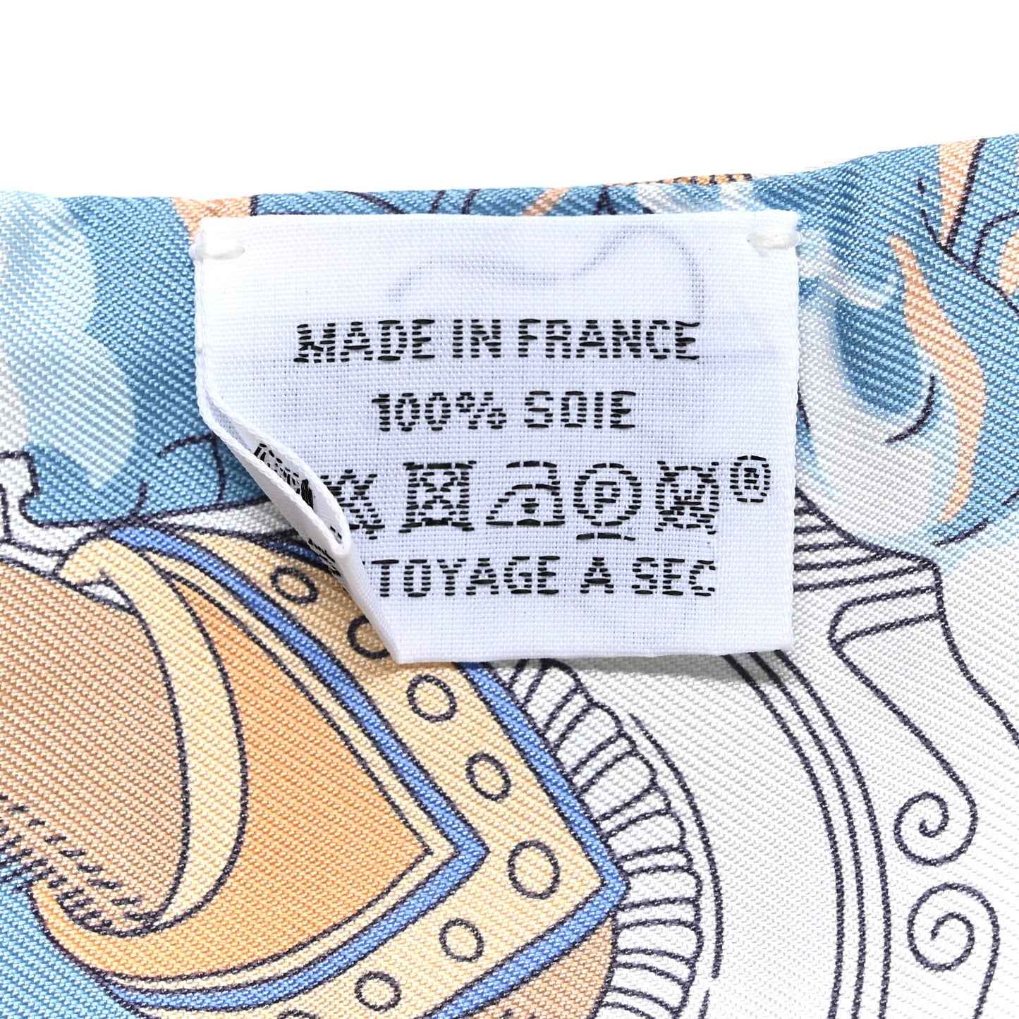 Silk Sur Mon Nuage Twilly Creme Bleu Ciel Orange