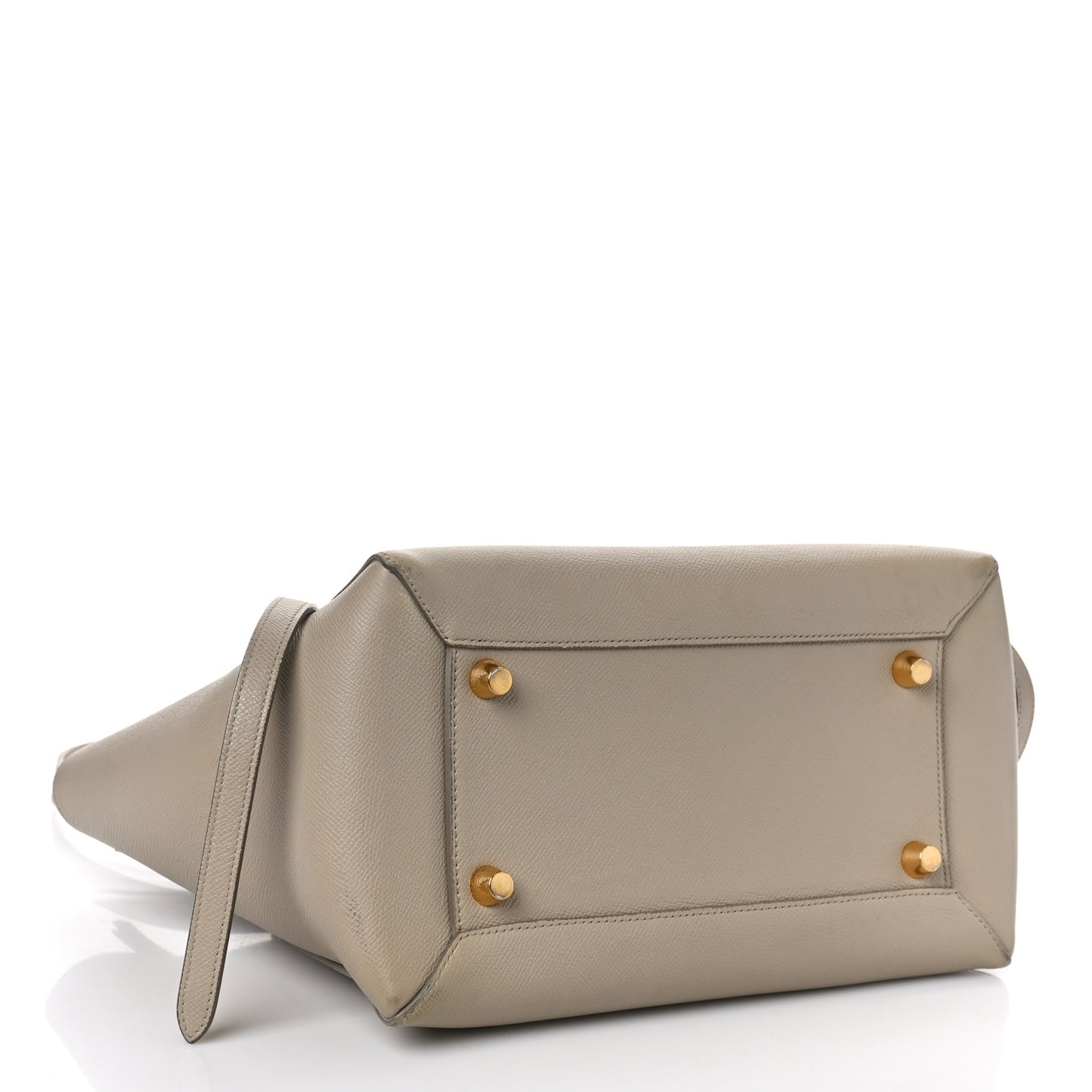 Grained Calfskin Mini Belt Bag Light Taupe