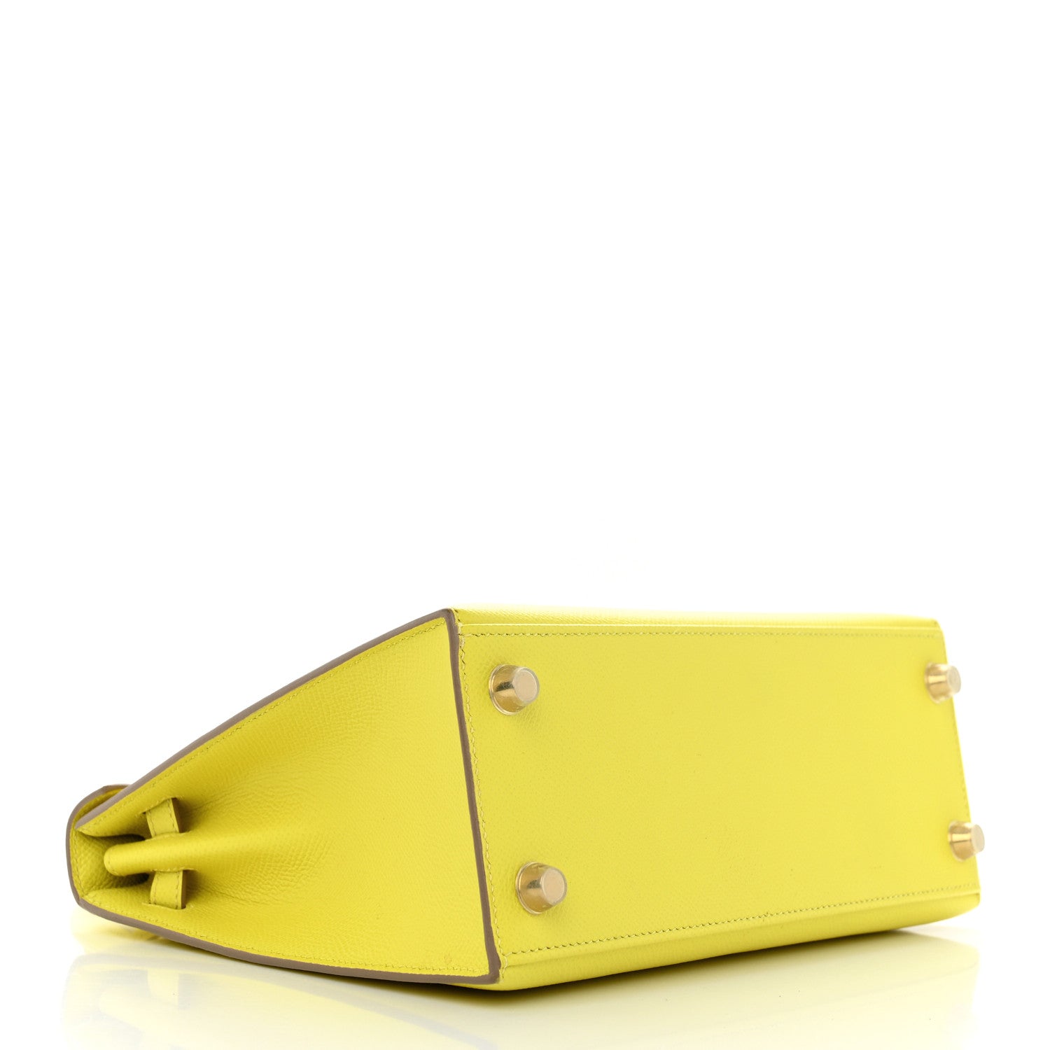 Hermes Epsom Kelly Sellier 25 Lime 4 of 14