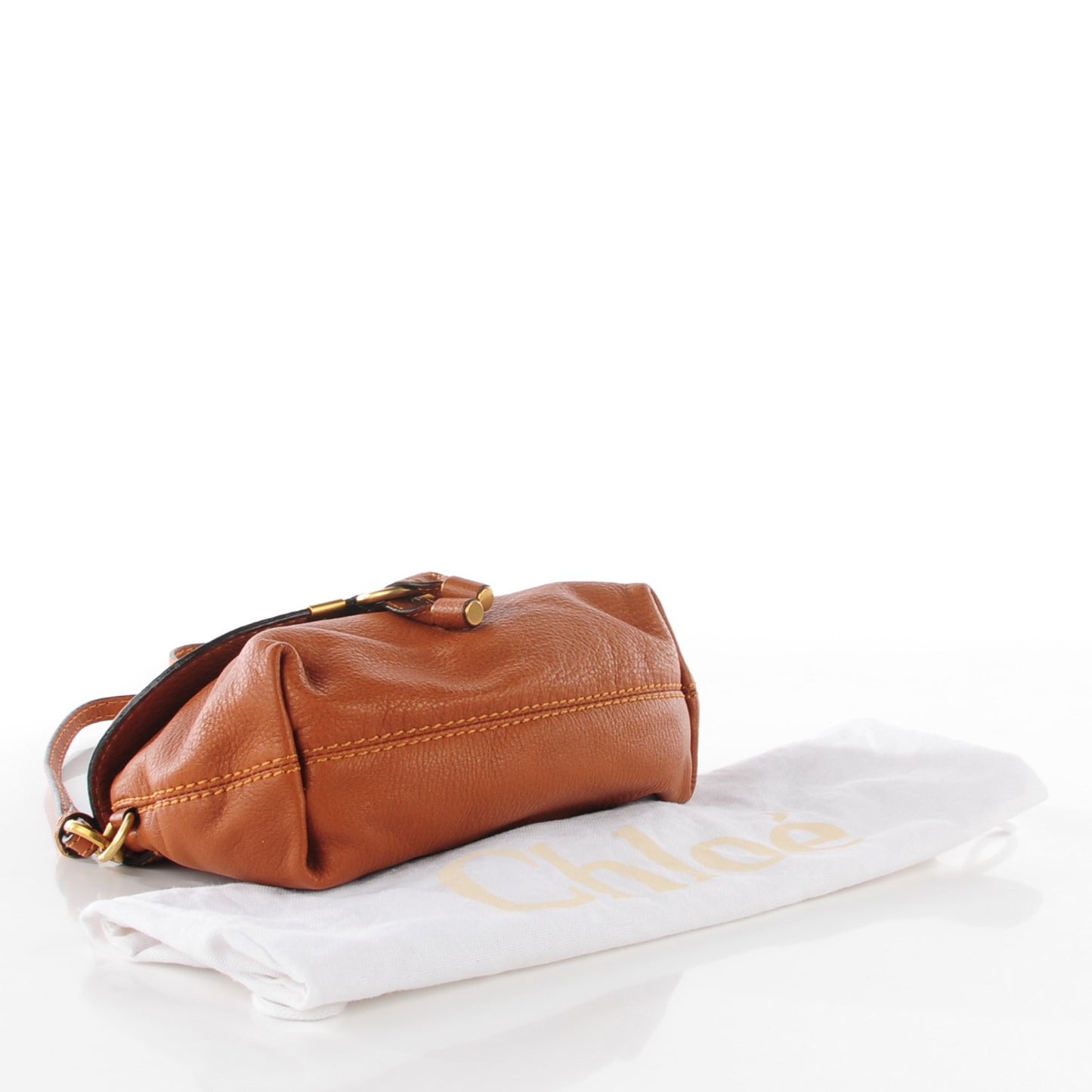 Calfskin Marcie Pochette Crossbody Bag Tan