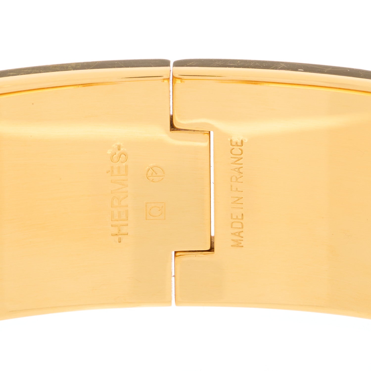 Hermes Enamel Wide Clic Clac H Bracelet GM Black 3 of 4