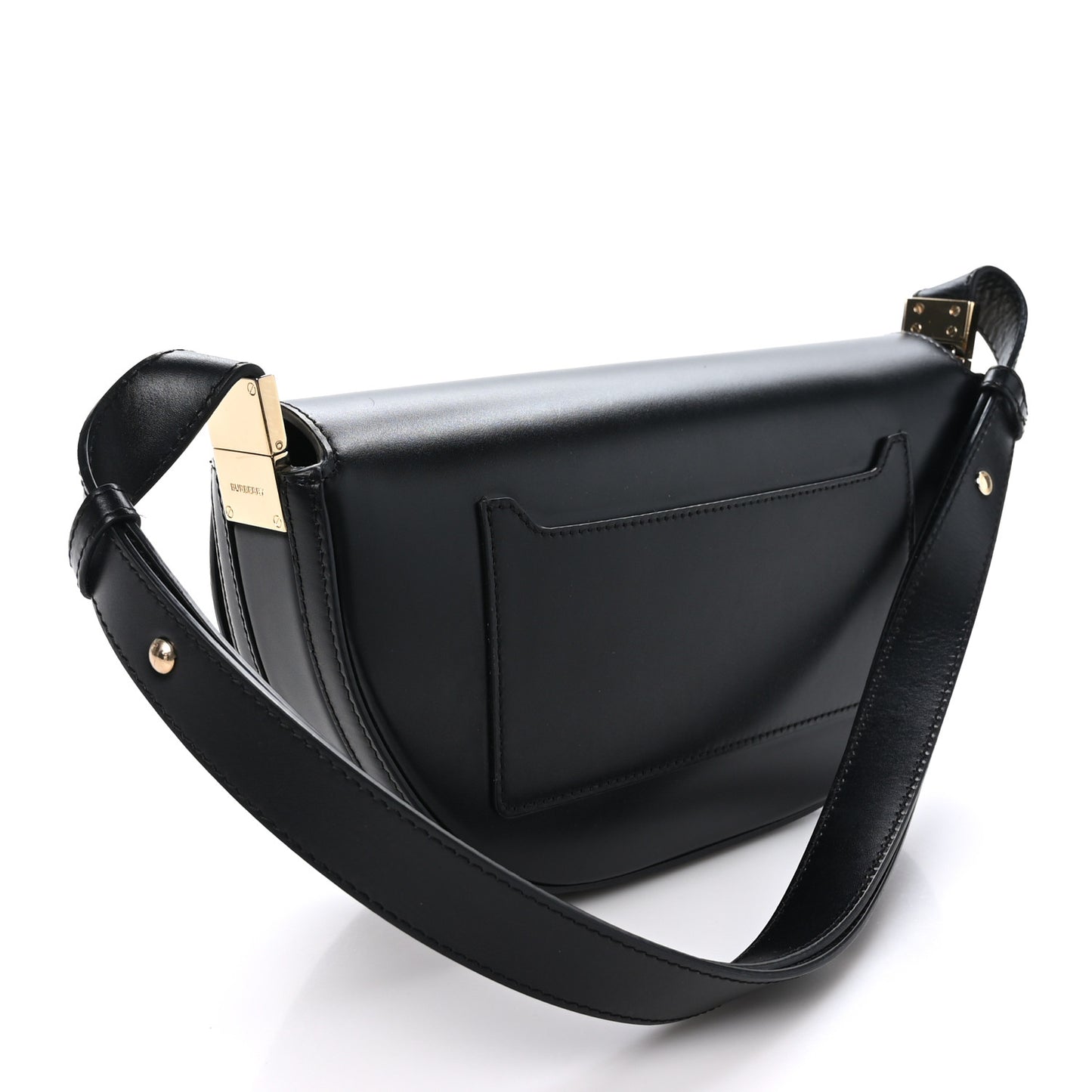 Calfskin Small Olympia Shoulder Bag Black