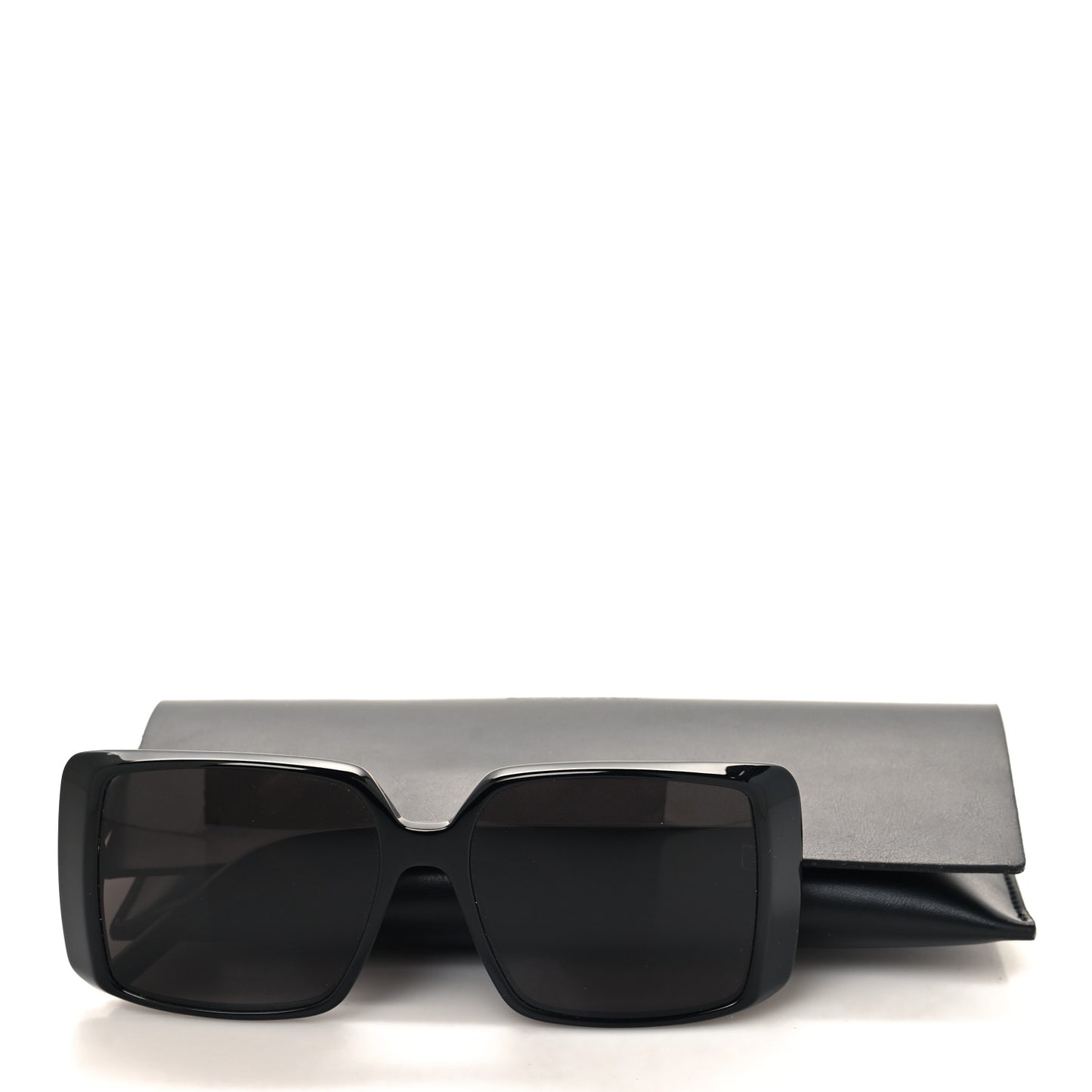 Acetate Square Sunglasses SL451 Black