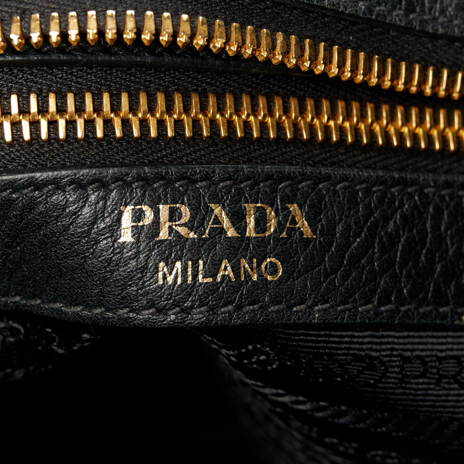 Prada Vitello Phenix Logo Hobo Black 6 of 10