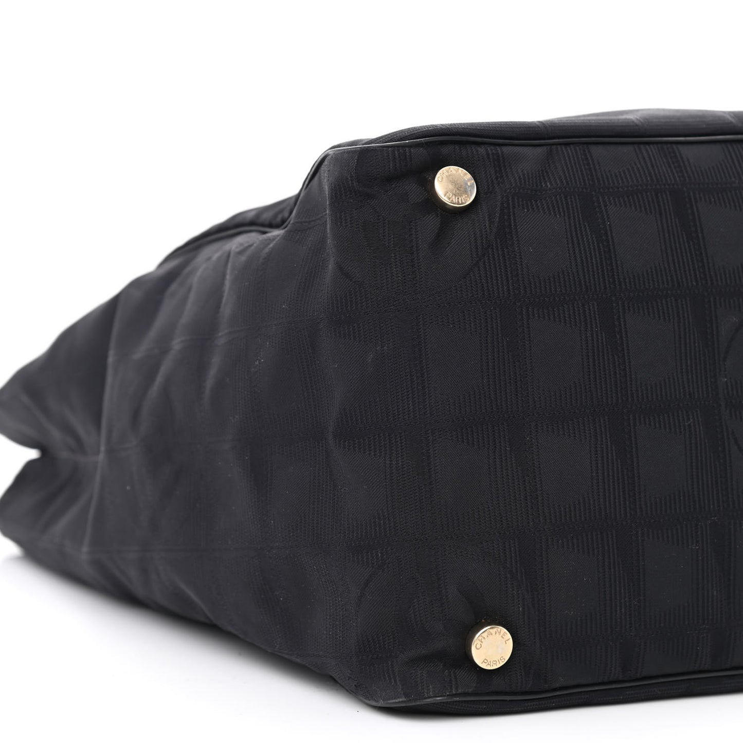 Nylon Medium Travel Tote Black