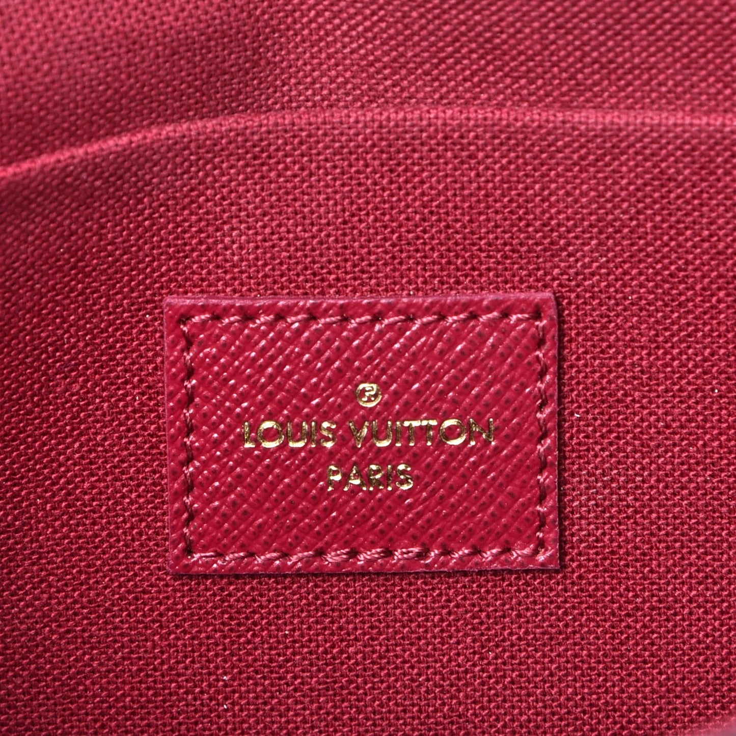 Monogram Pochette Felicie Chain Wallet Fuchsia