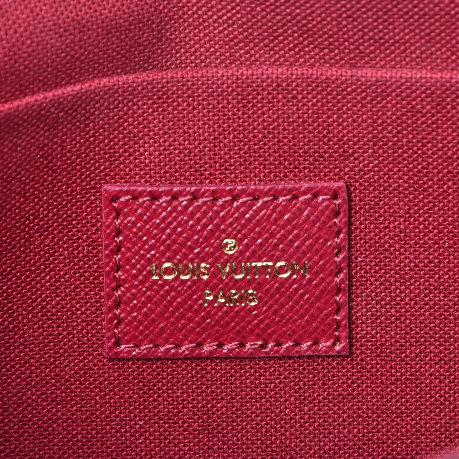 Louis Vuitton Monogram Pochette Felicie Chain Wallet Fuchsia 10 of 14