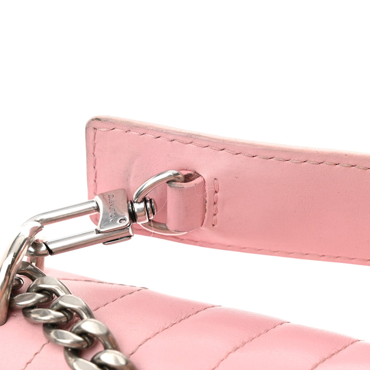 Calfskin New Wave Chain MM Smoothie Pink