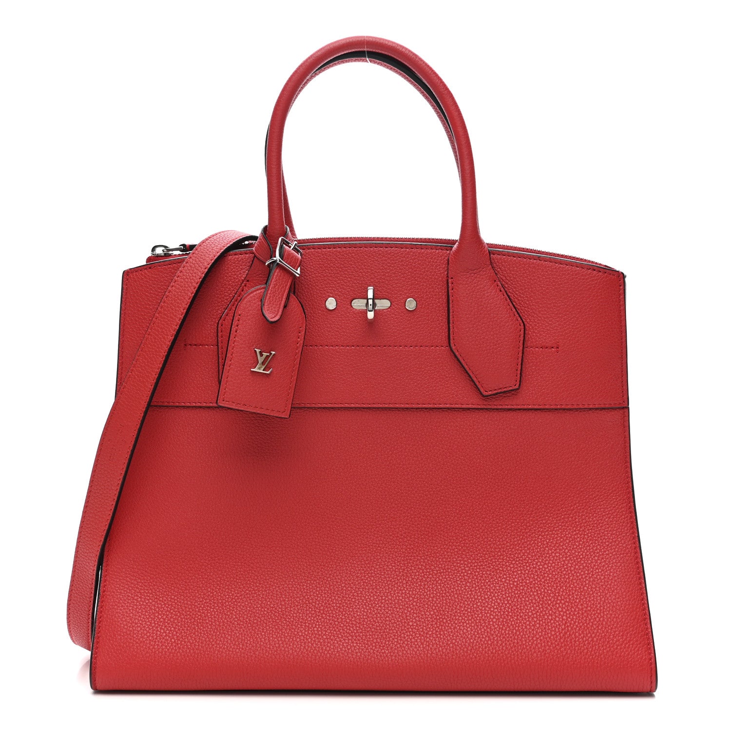 Louis Vuitton Taurillon City Steamer MM Rubis 1839647 – FASHIONPHILE