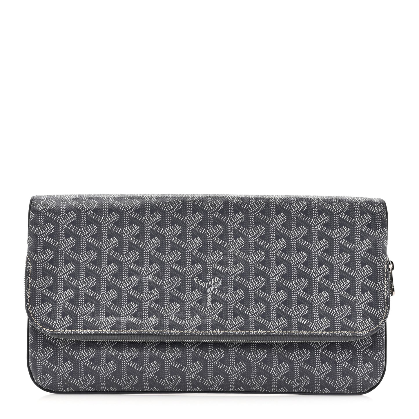 Goyardine Sainte Marie Soft Clutch Grey
