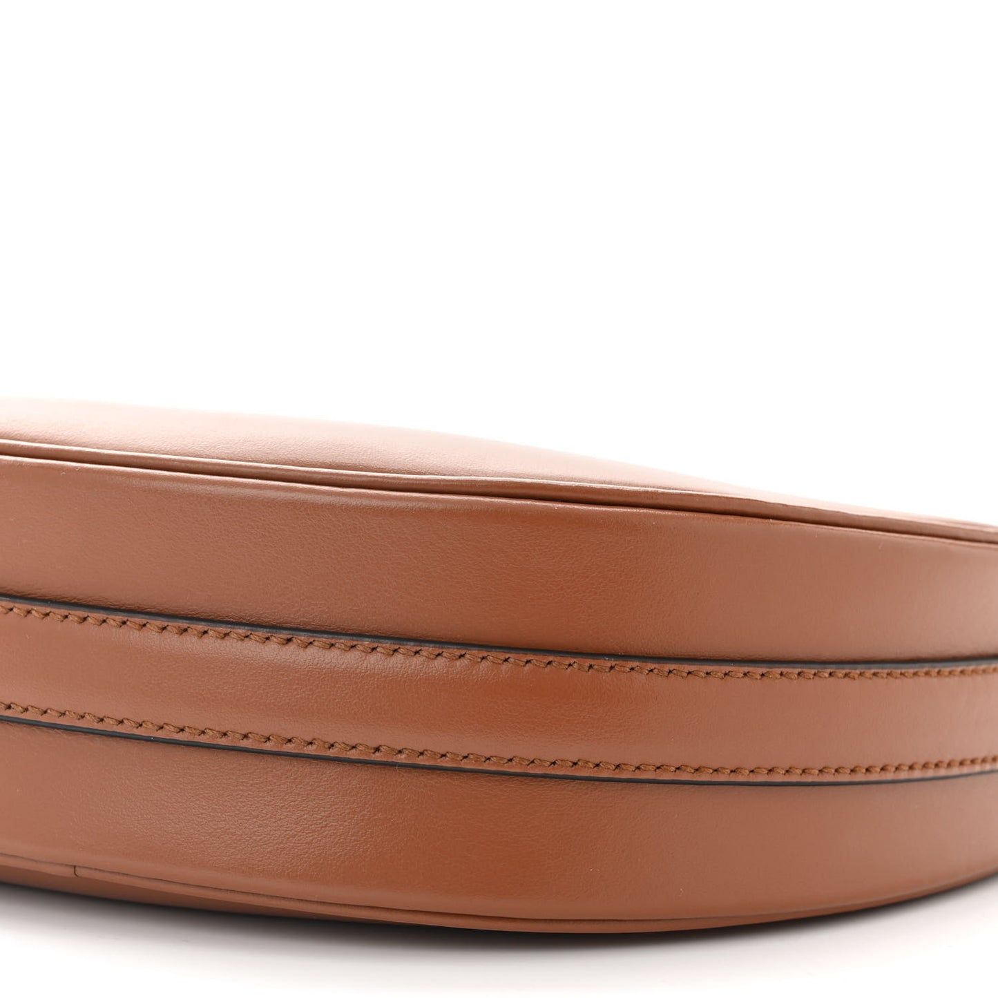 Soft Calfskin Arque Shoulder Bag Cognac