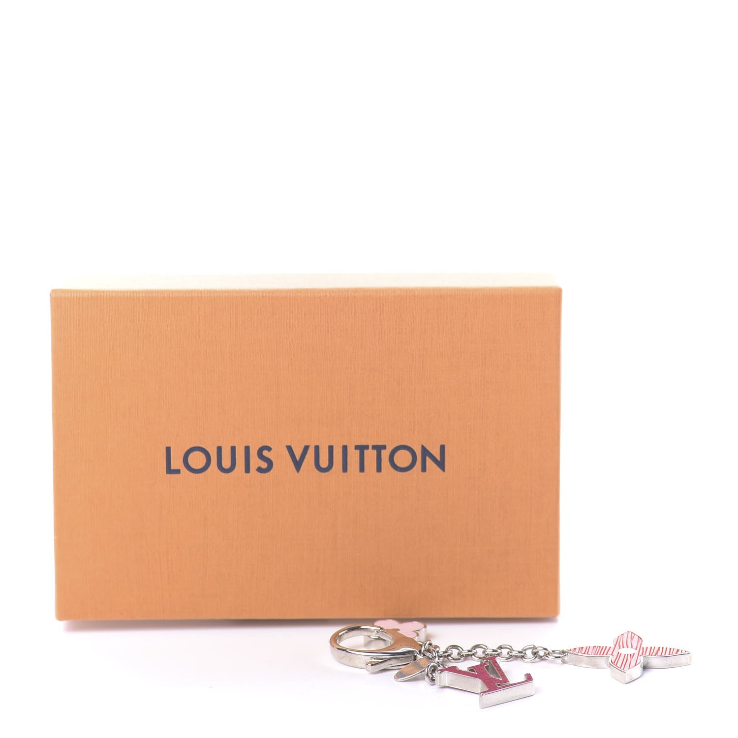 Louis Vuitton Fleur d'Epi Bag Charm BB Pink 4 of 4