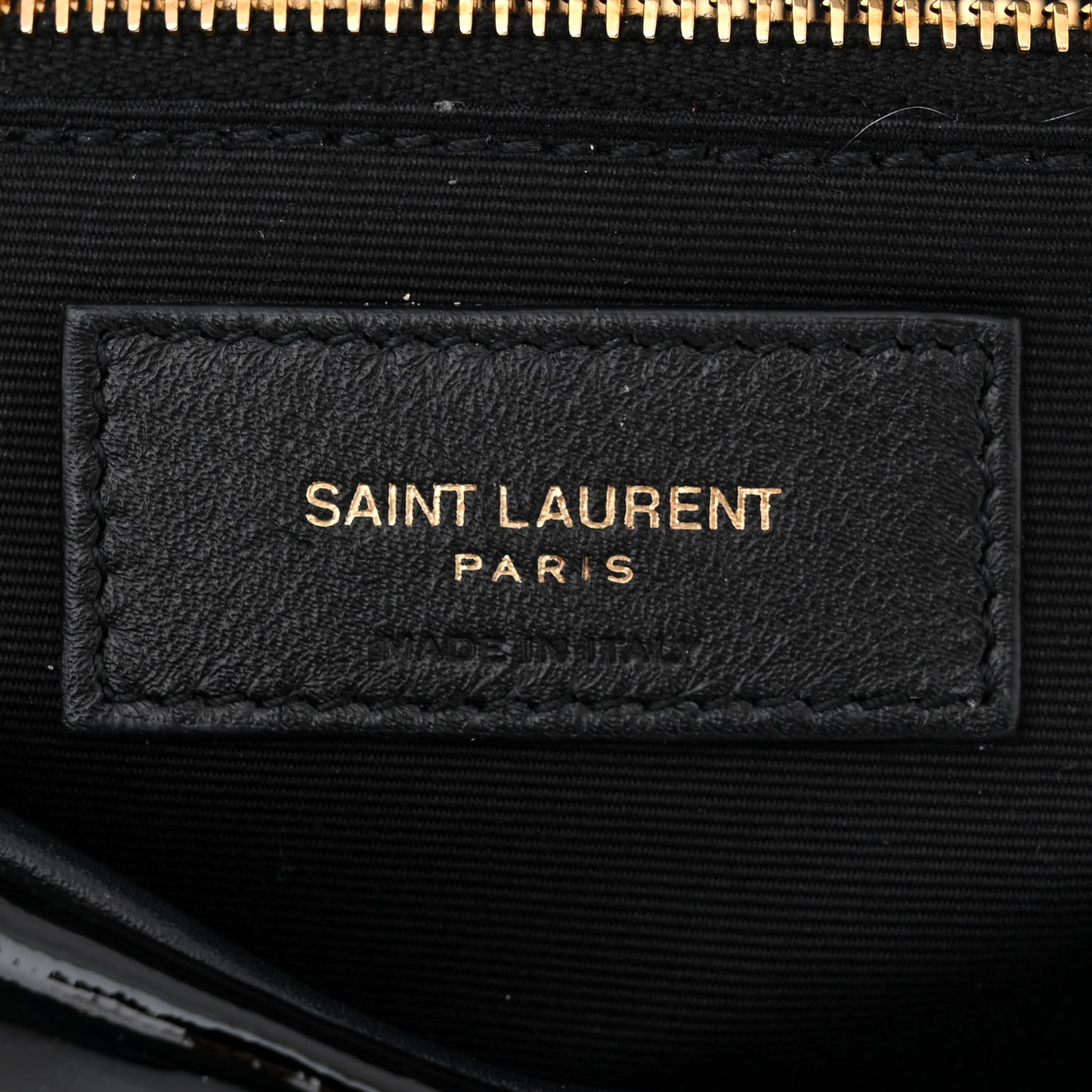 Patent Calfskin Calypso Black