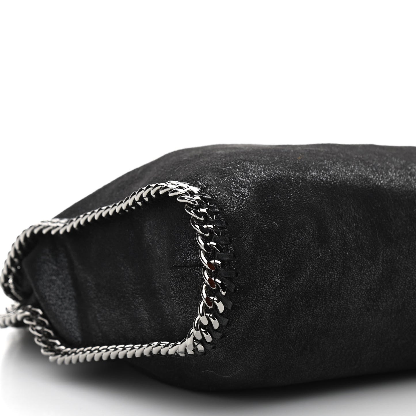 Shaggy Deer Falabella Fold Over Tote Black