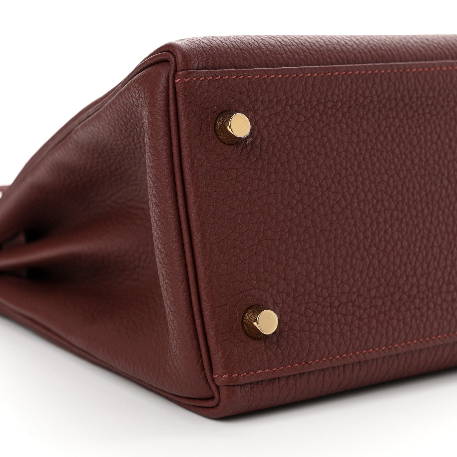 Hermes Togo Kelly Retourne 28 Rouge H 9 of 12