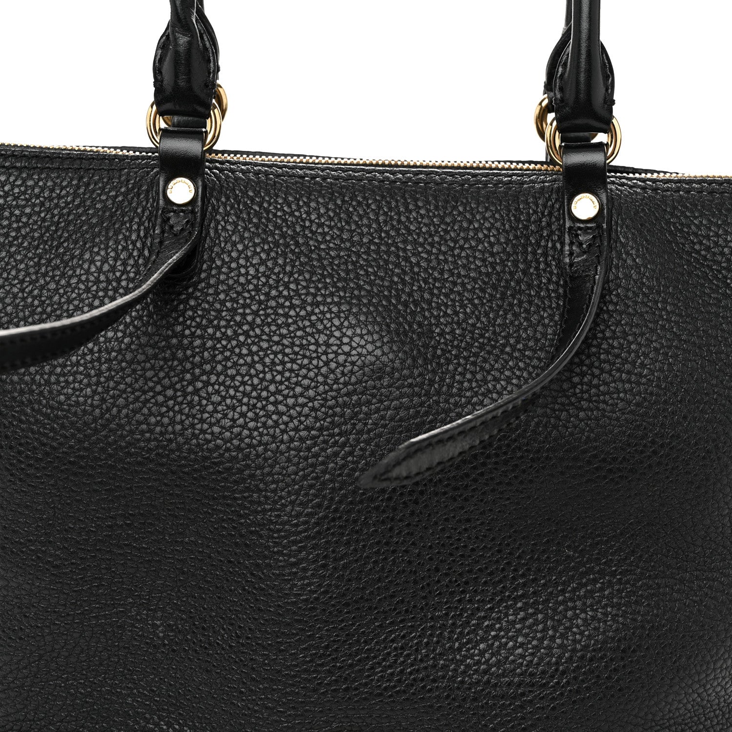Burberry London Grainy Calfskin Small Salisbury Tote Black 9 of 19